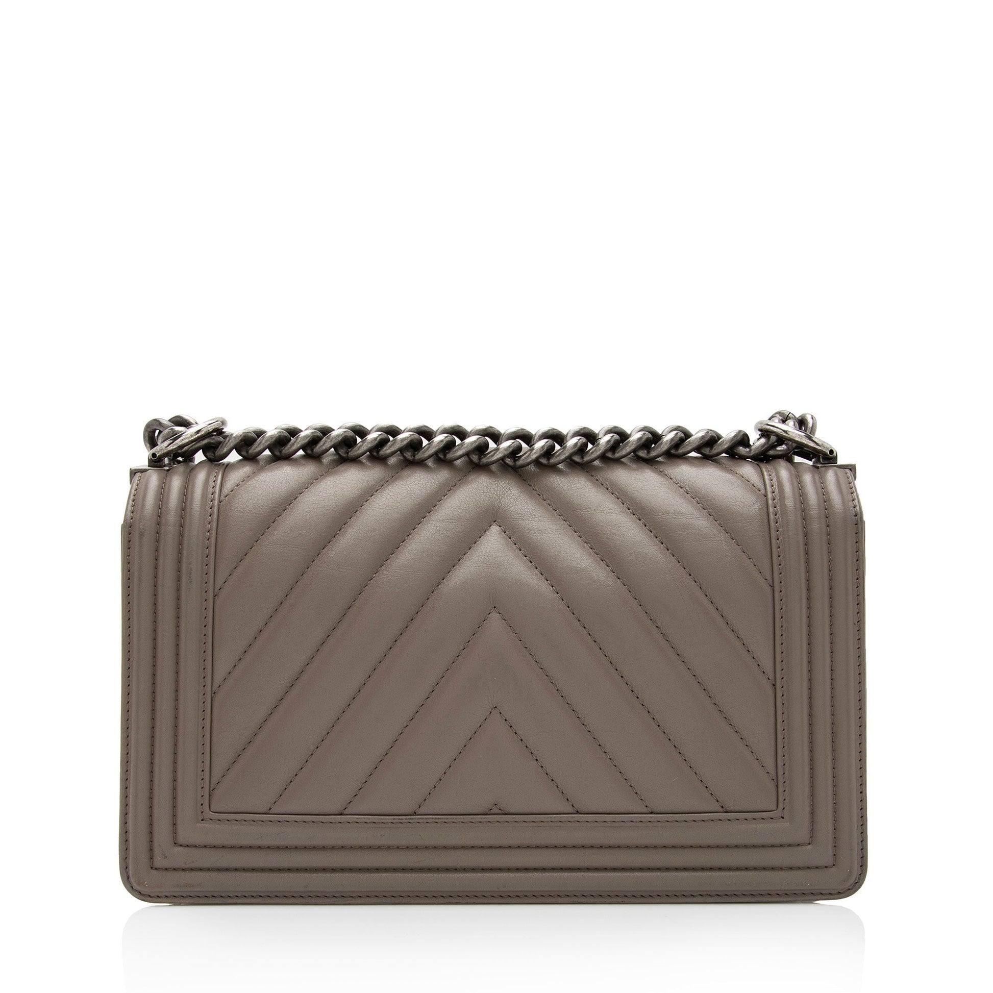 Chanel Chevron Calfskin Boy SHF-kVlJep Handbag