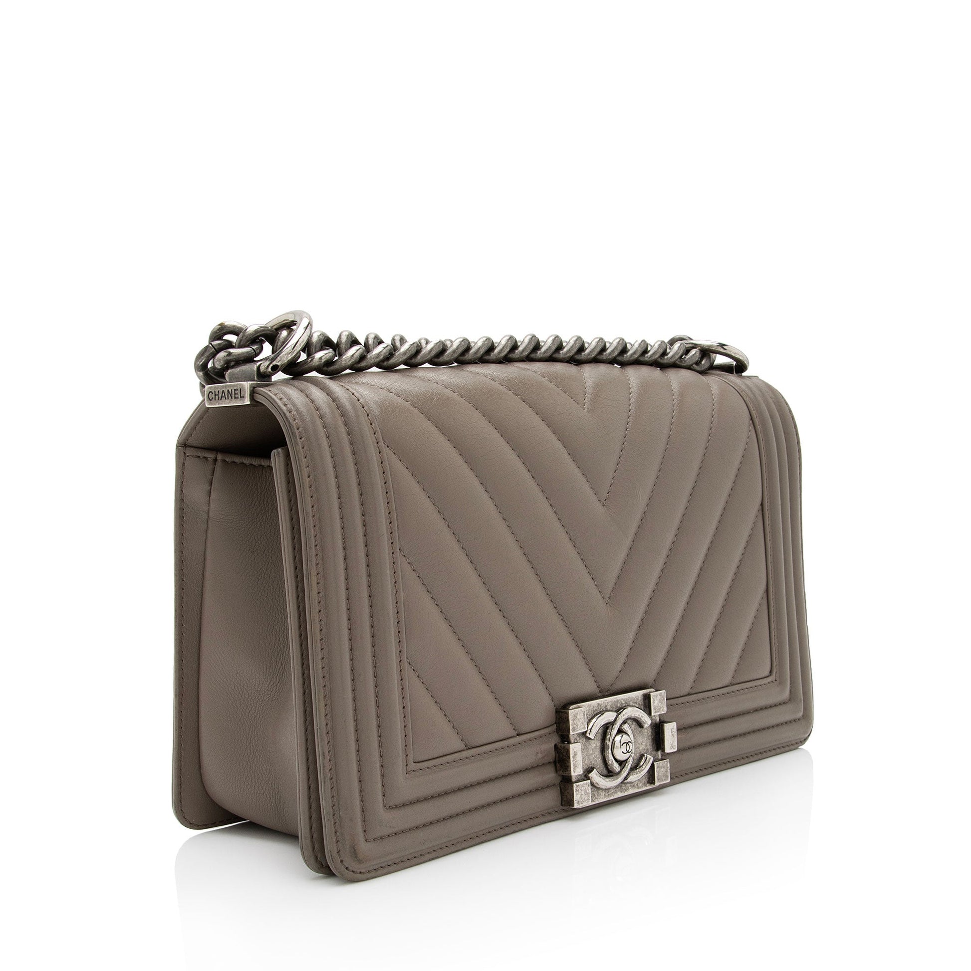 Chanel Chevron Calfskin Boy SHF-kVlJep Handbag