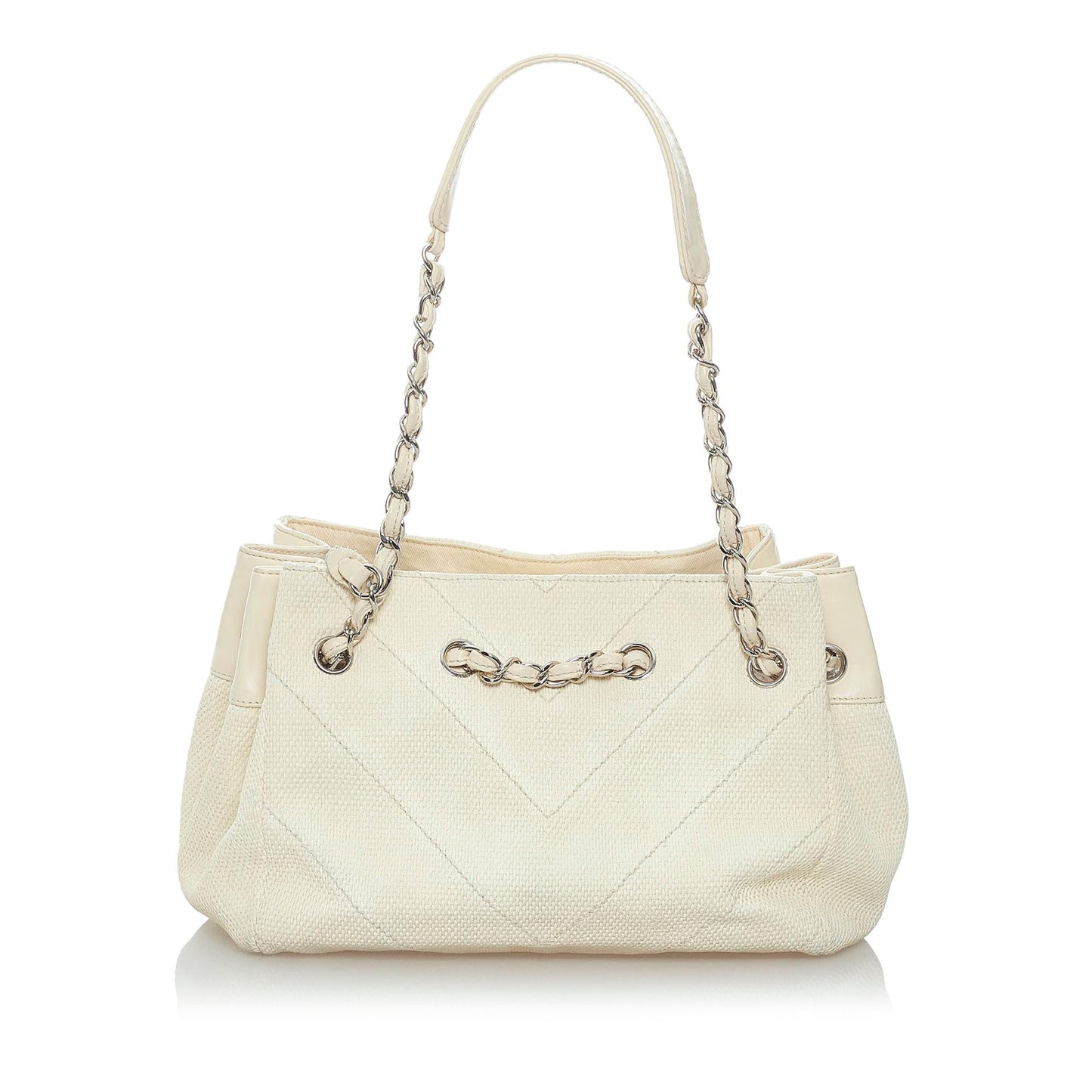Chanel Chevron SHG Canvas Shoulder Bag