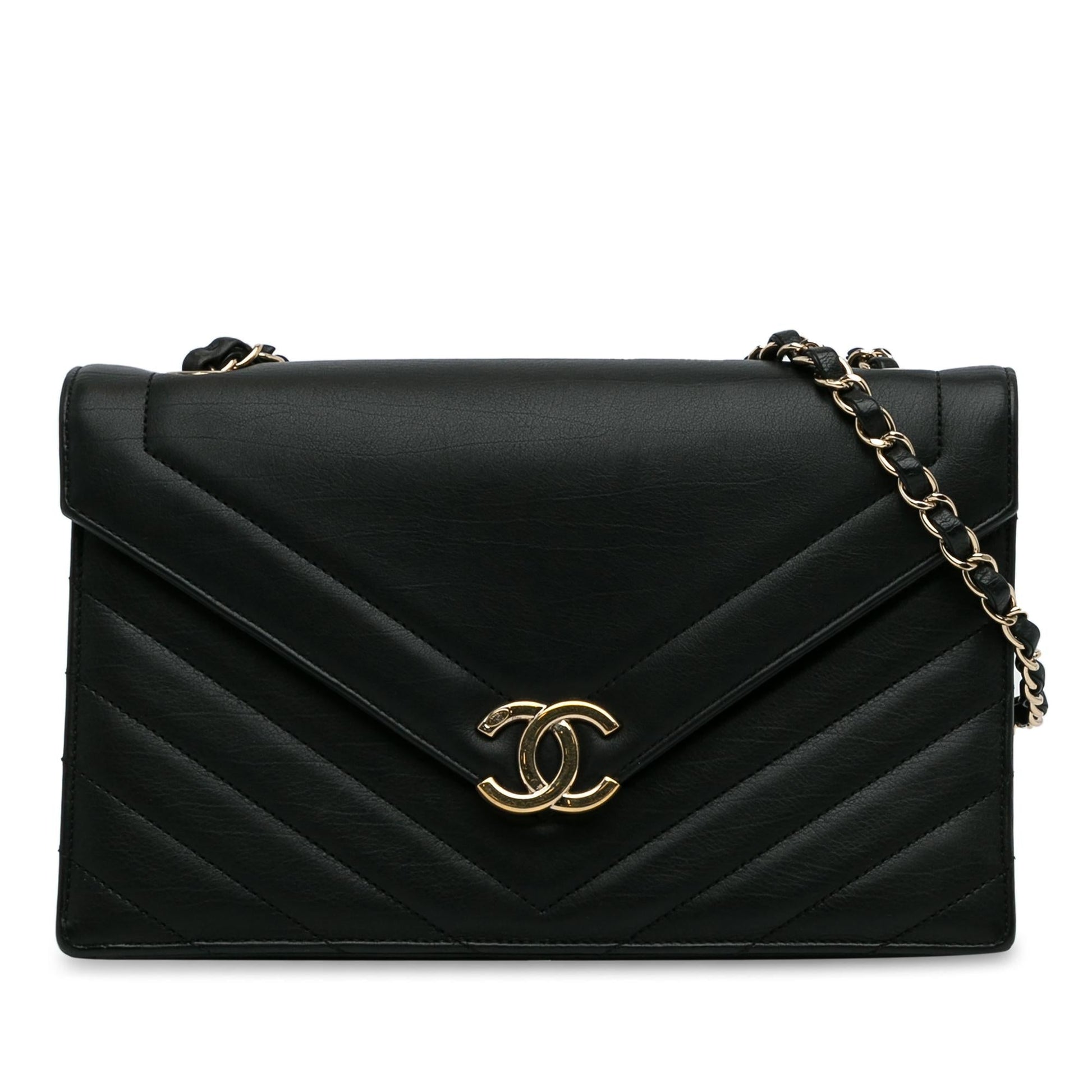 Chanel Chevron Envelope Flap SHG-mceTlE Handbag