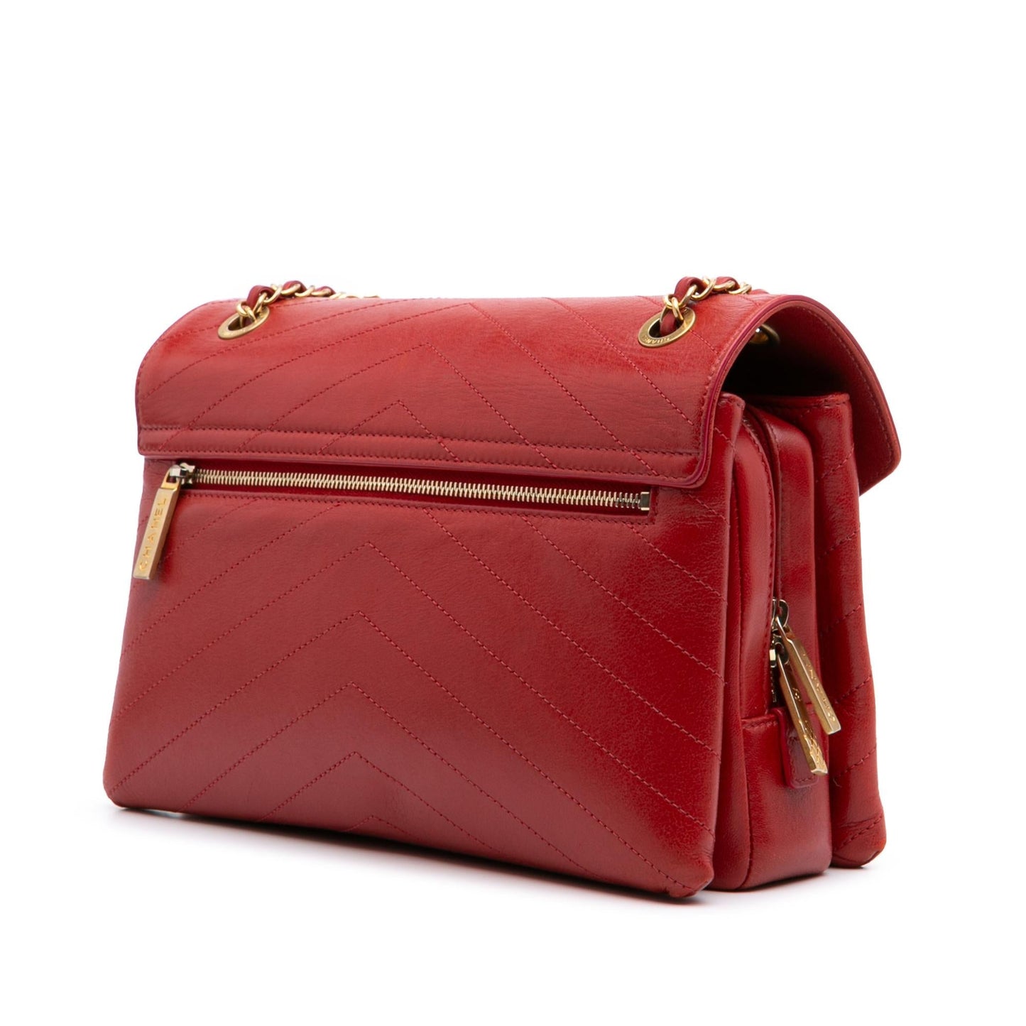 Chanel Chevron Lambskin Coco Envelope Flap Handbag