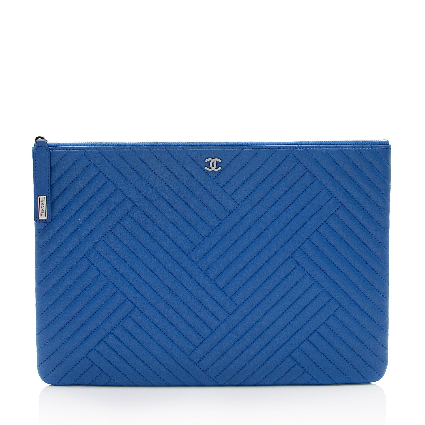 Chanel Chevron Lambskin O- SHF-xDcooa Handbag