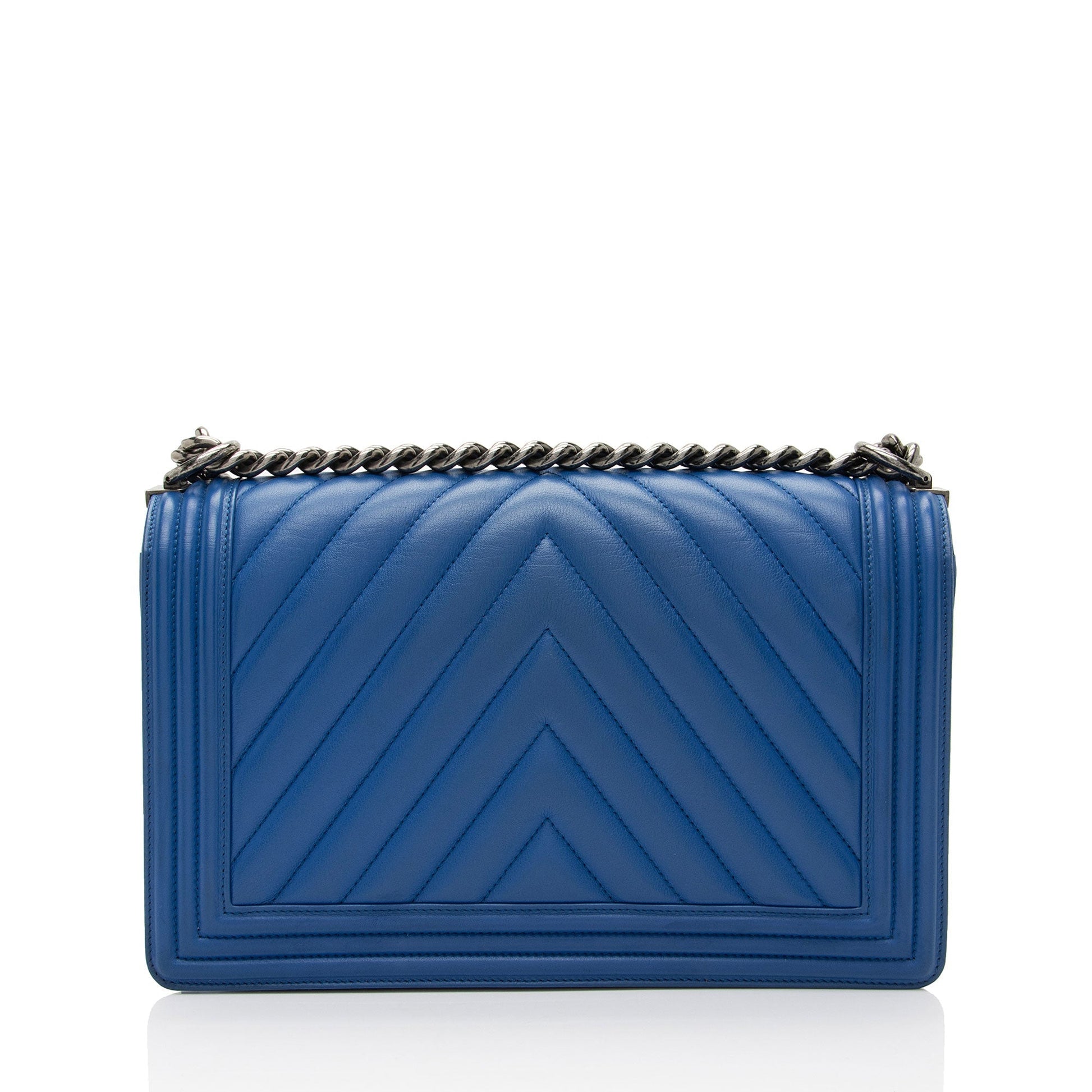 Chanel Chevron Lambskin New Boy Handbag