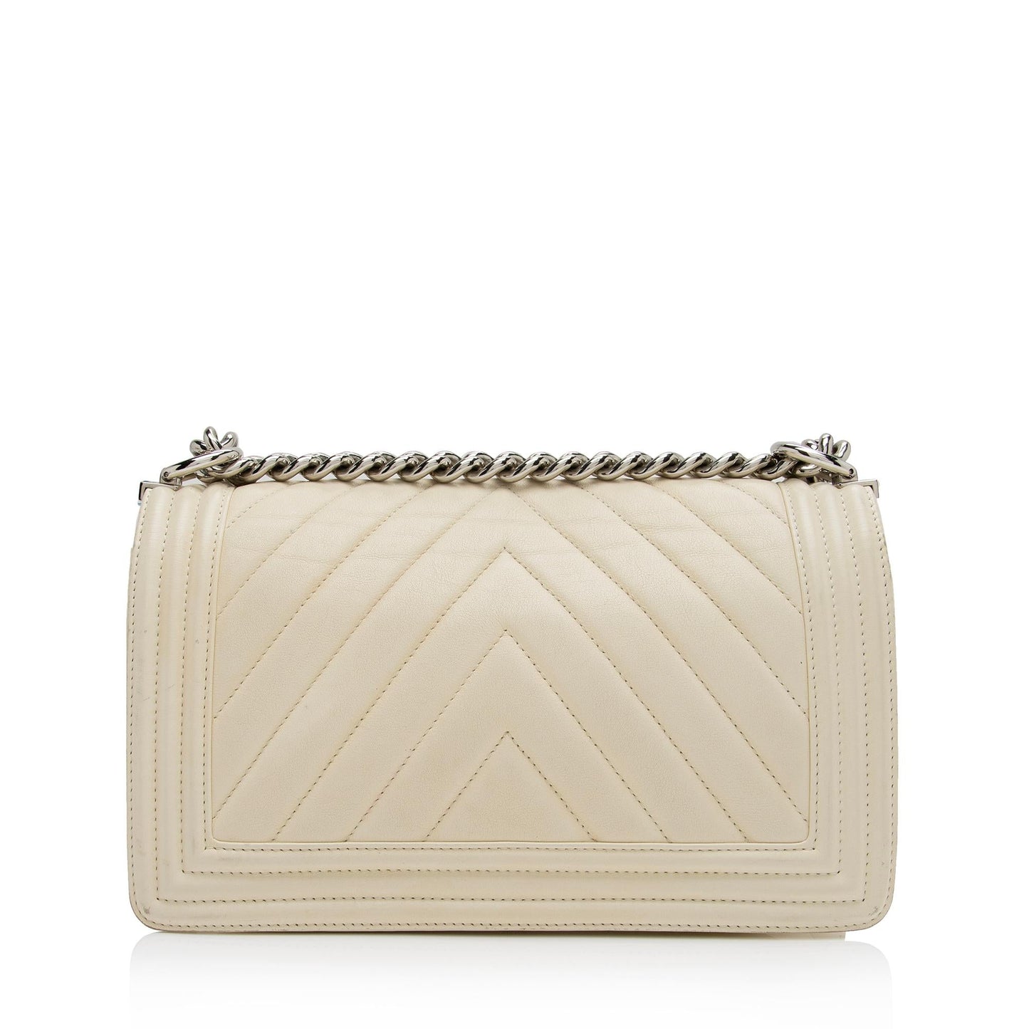 Chanel Chevron Lambskin Old Boy SHF-Dmy3Qd Handbag