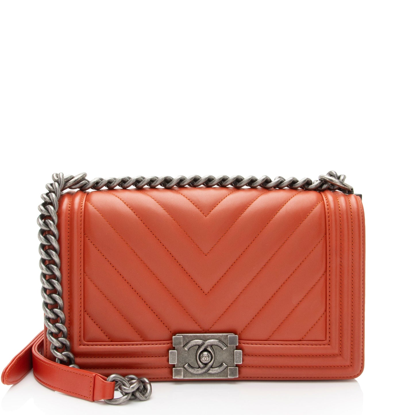 Chanel Chevron Lambskin Old Boy SHF-ve5YS5 Handbag