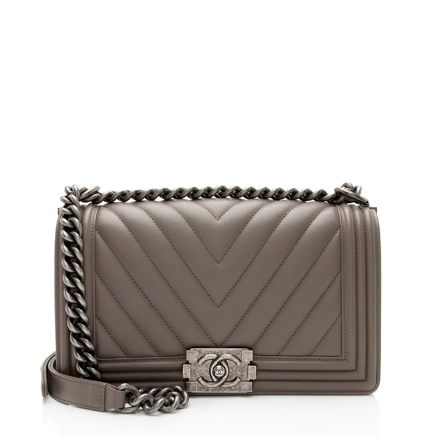 Chanel Chevron Lambskin Old Boy SHF-fEUBkq Handbag