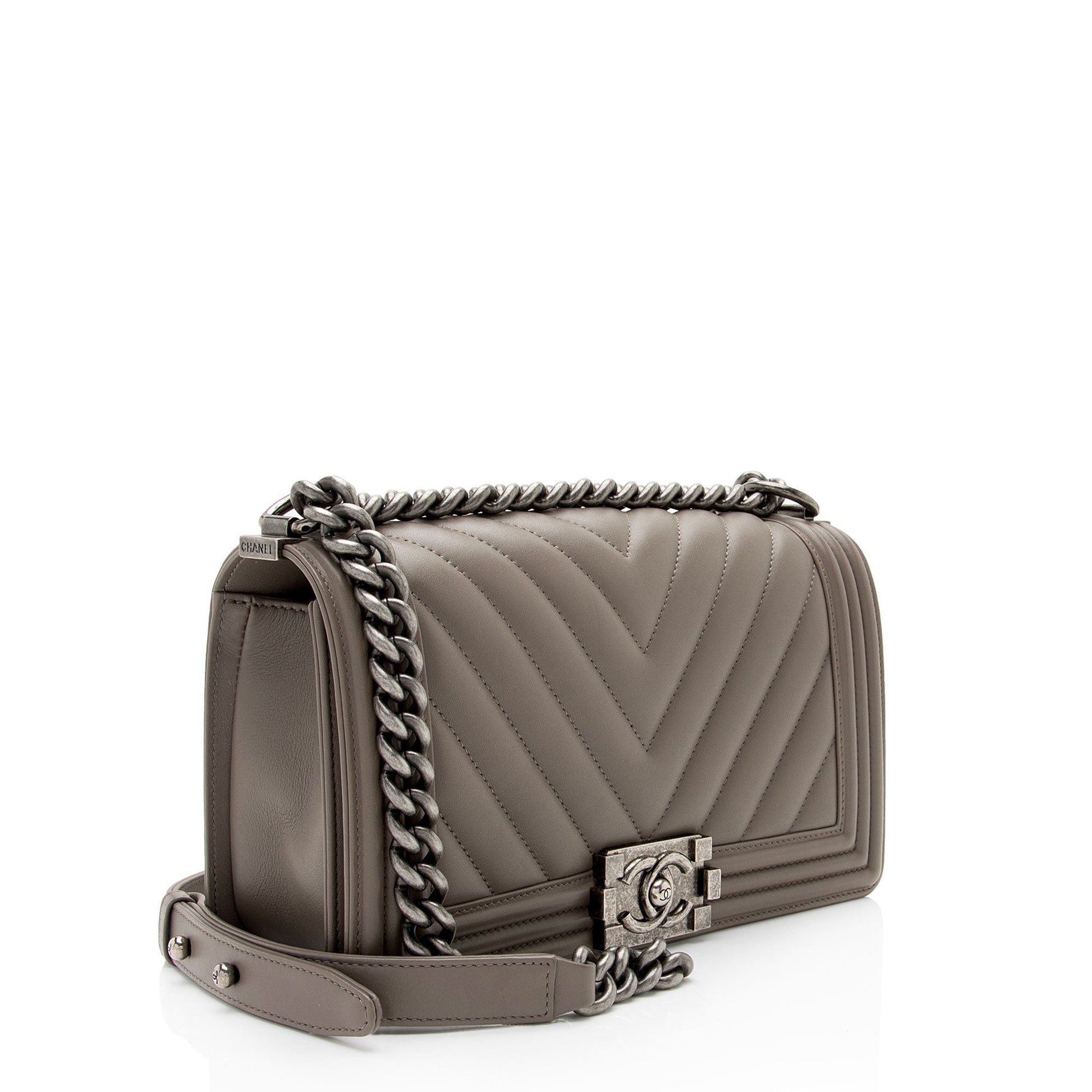 Chanel Chevron Lambskin Old Boy SHF-fEUBkq Handbag