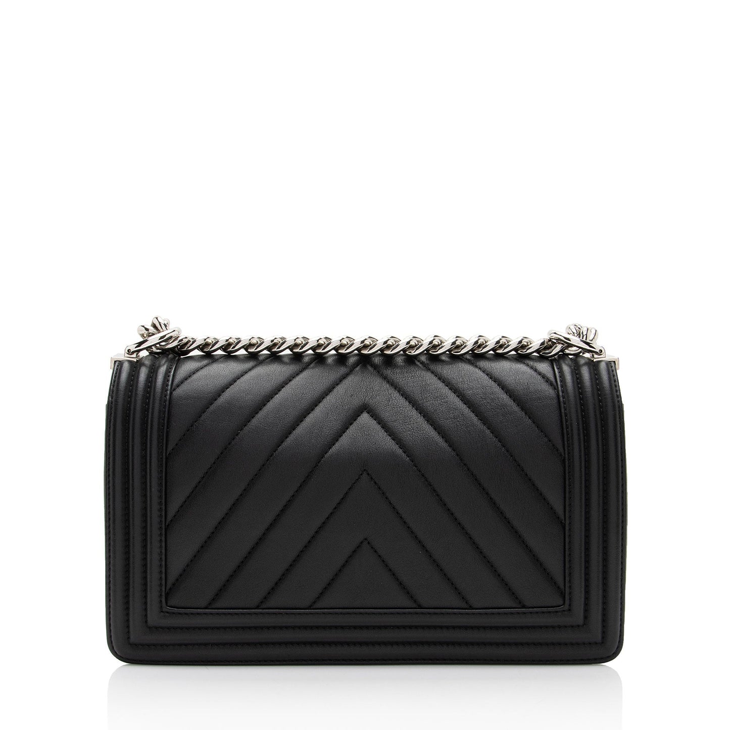 Chanel Chevron Lambskin Old Boy Handbag