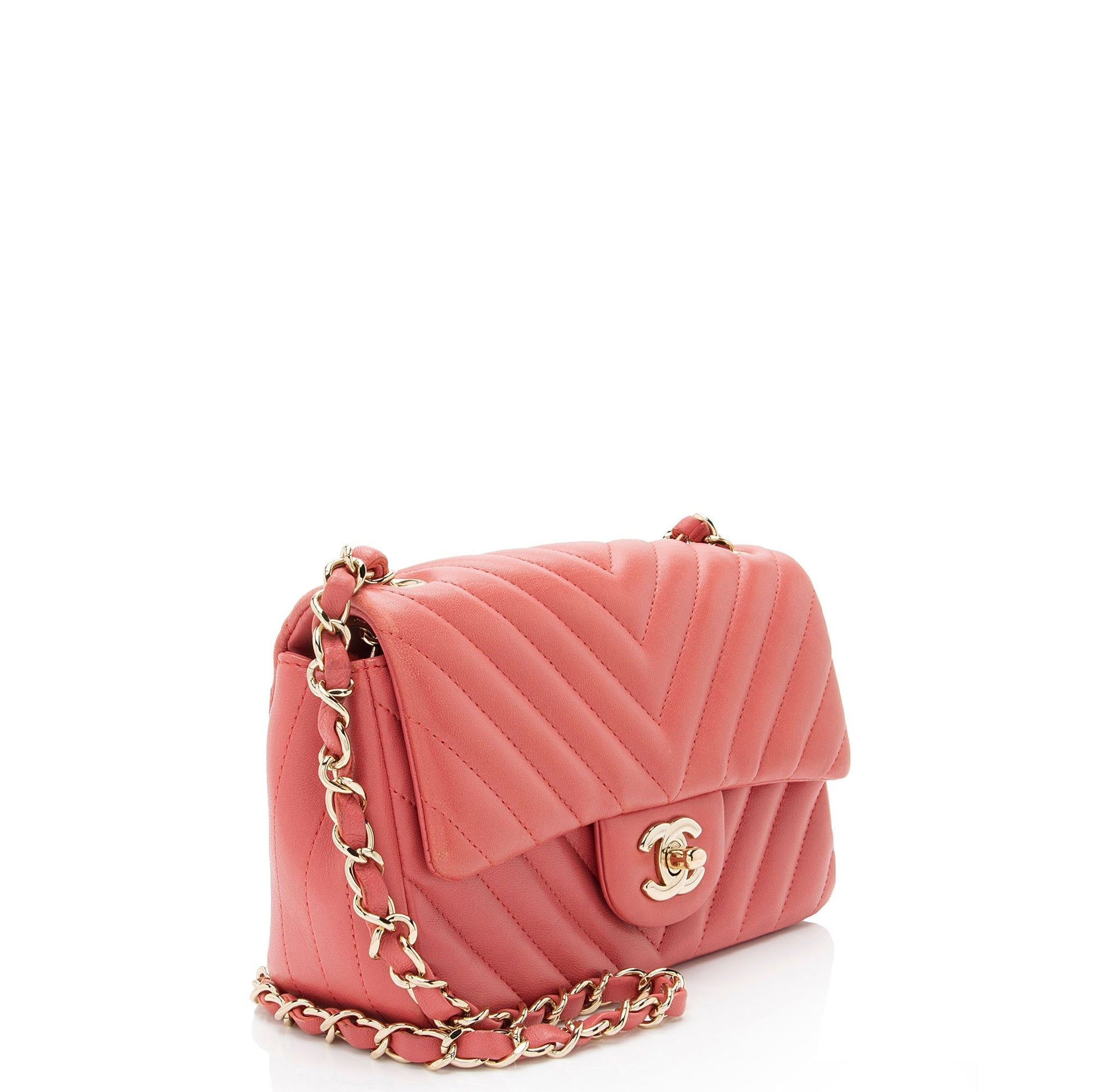 Chanel Chevron Lambskin Flap Shoulder Bag