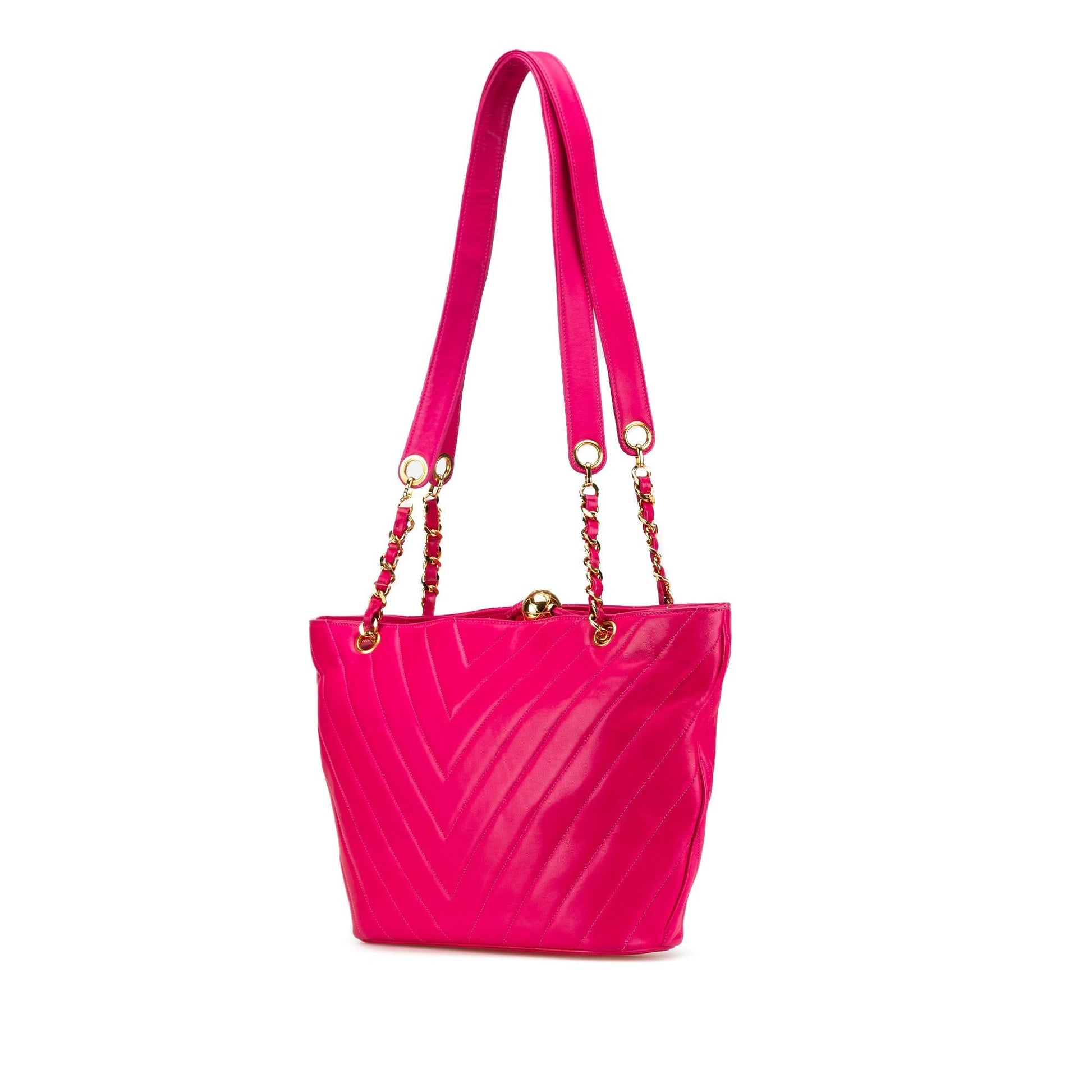 Chanel Chevron Lambskin Tote Bag Tote 1