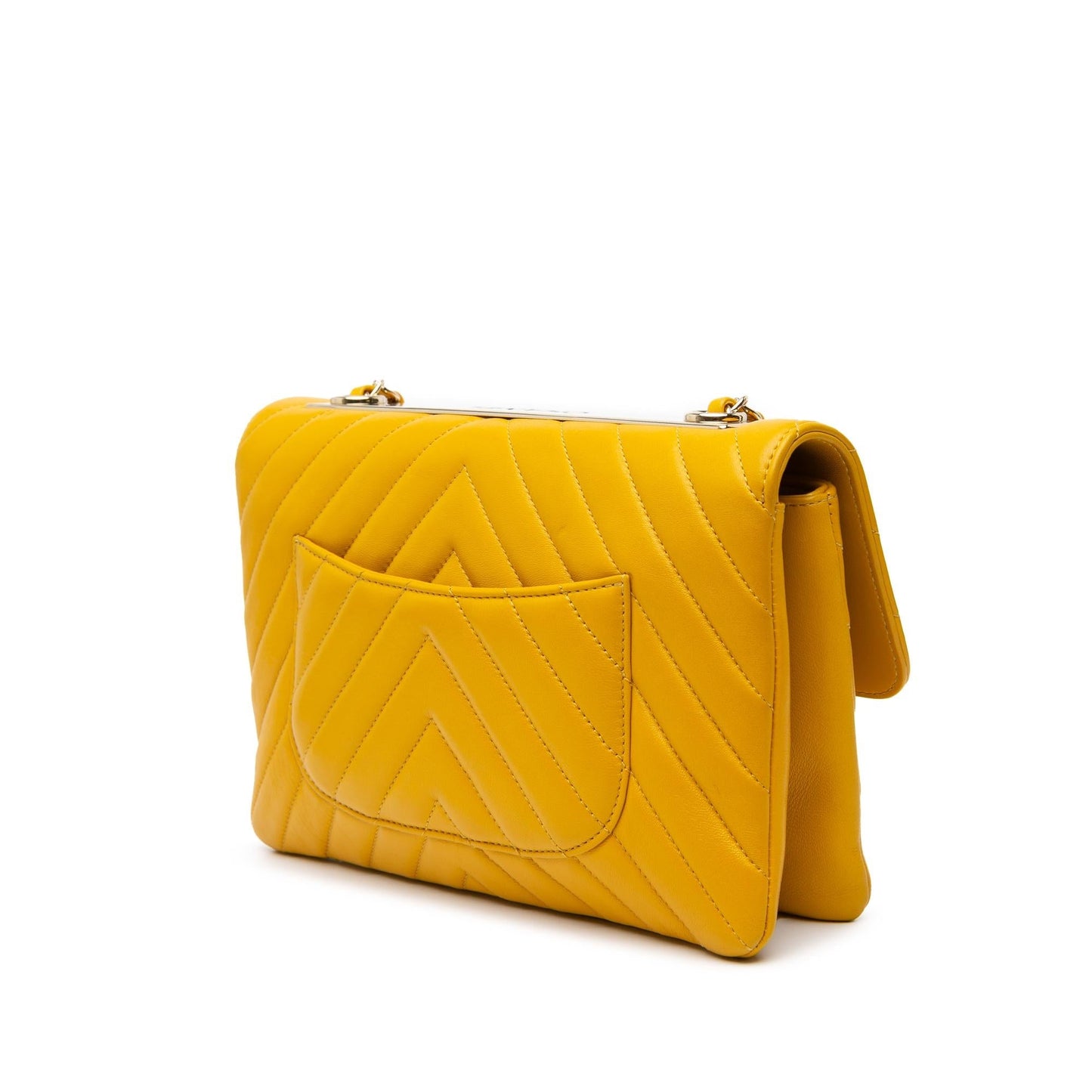 Chanel Chevron Lambskin Trendy CC Flap Handbag
