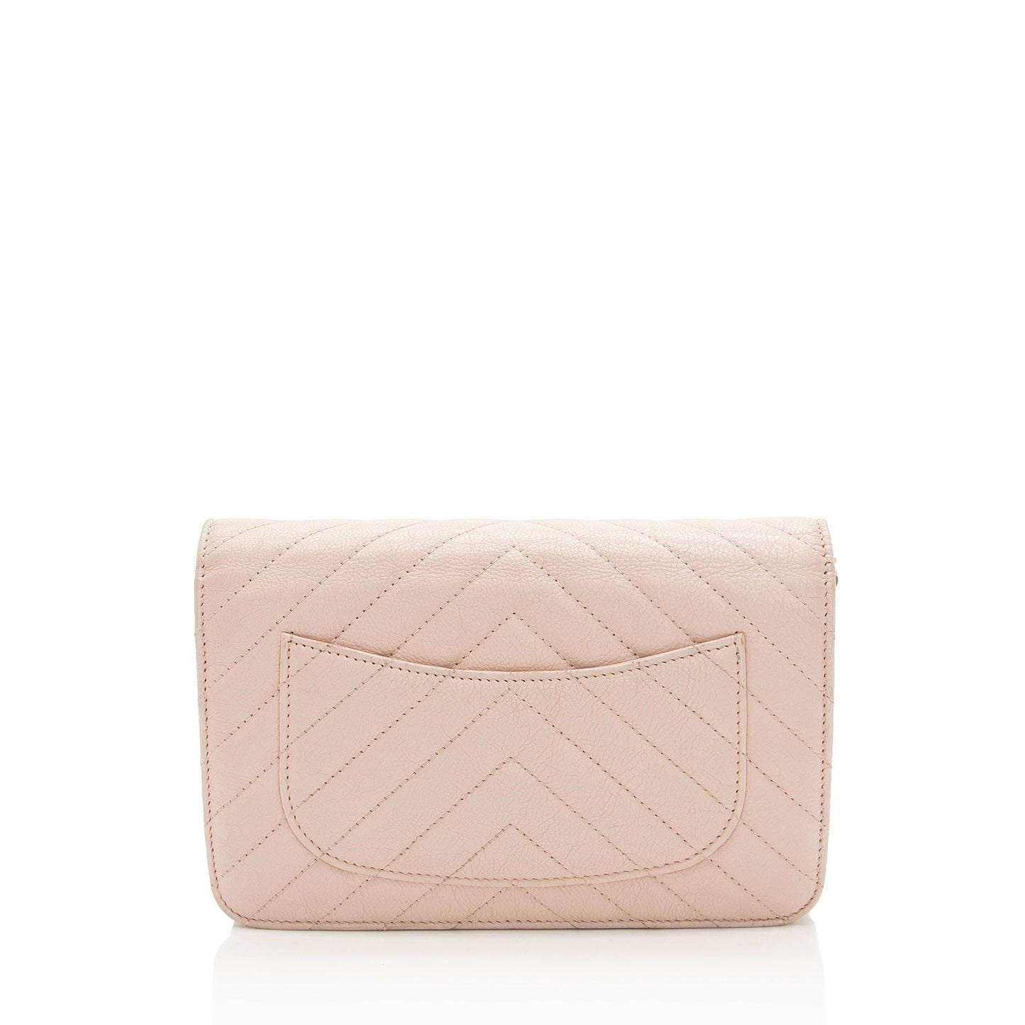 Chanel Chevron Lambskin on Wallet Case
