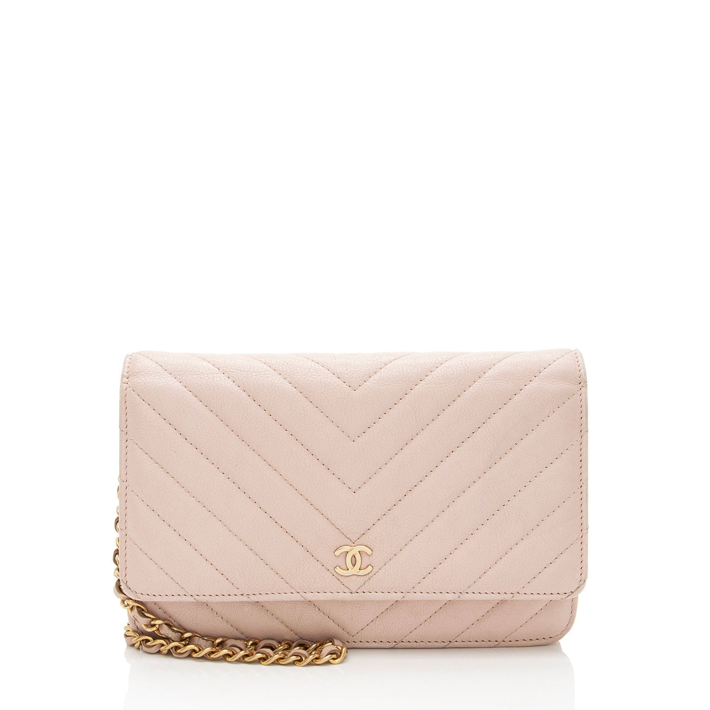 Chanel Chevron Lambskin on Wallet Case
