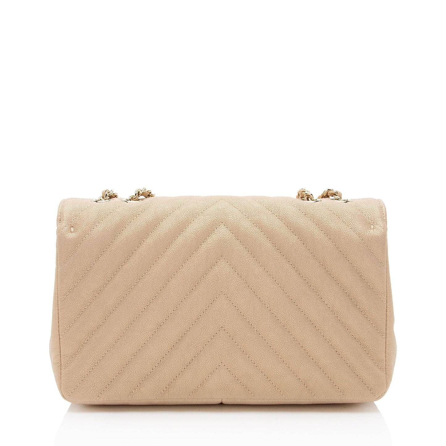Chanel Chevron Flap Small Leather Shoulder Bag