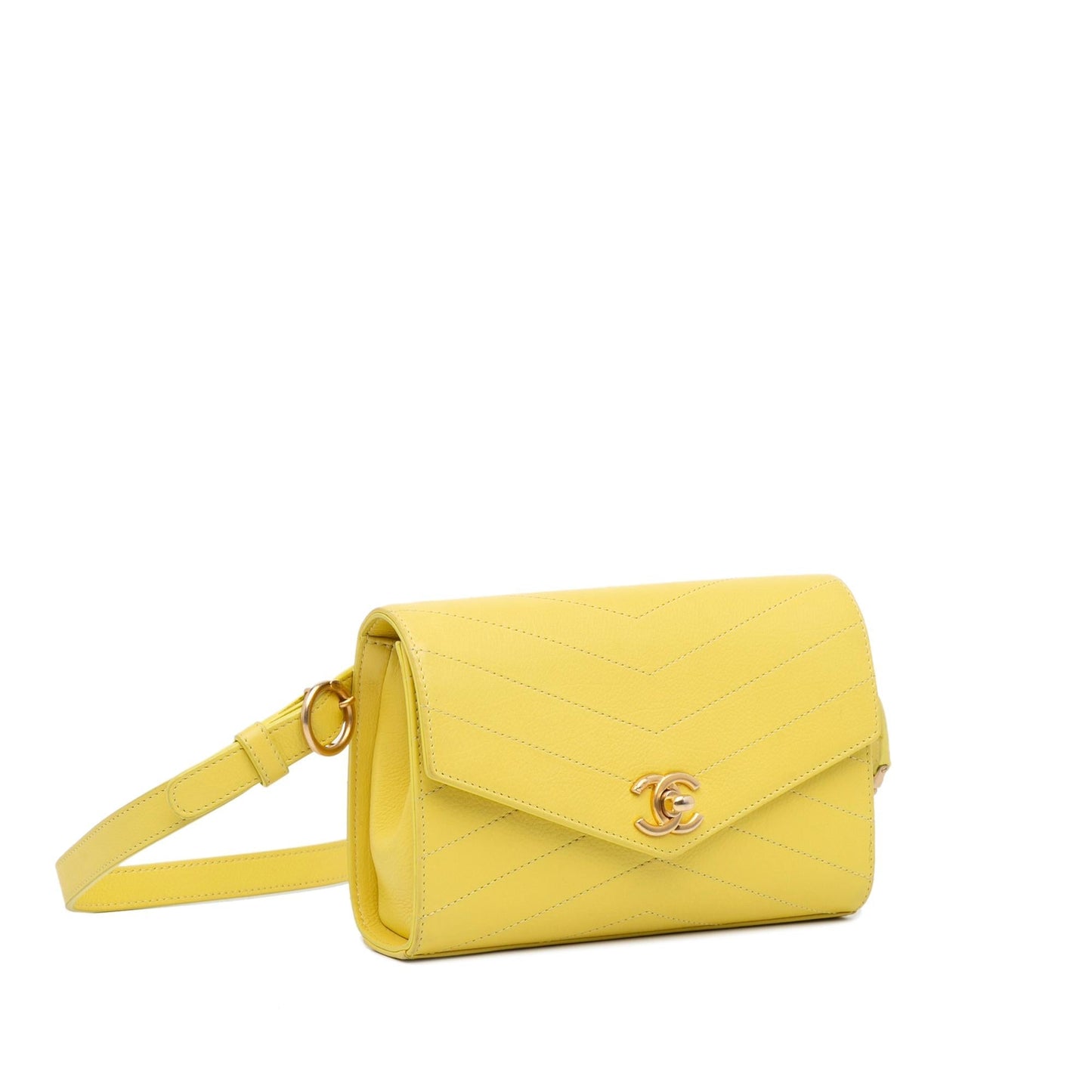 Chanel Chevron Stitched Coco Belt SHG-0M8DhP