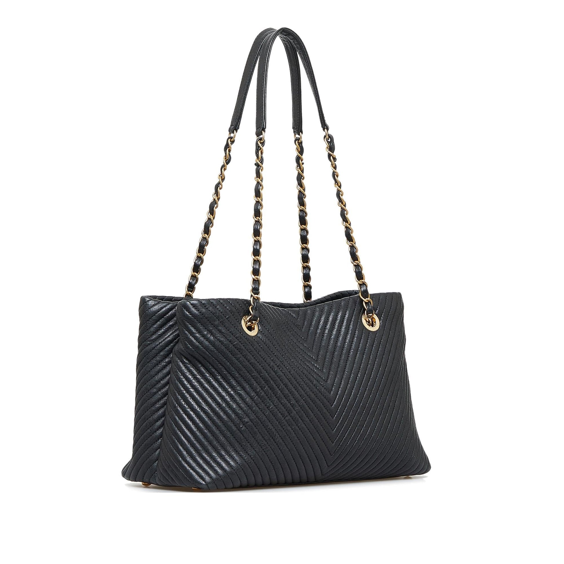 Chanel Chevron SHG-twjPri Tote Bag