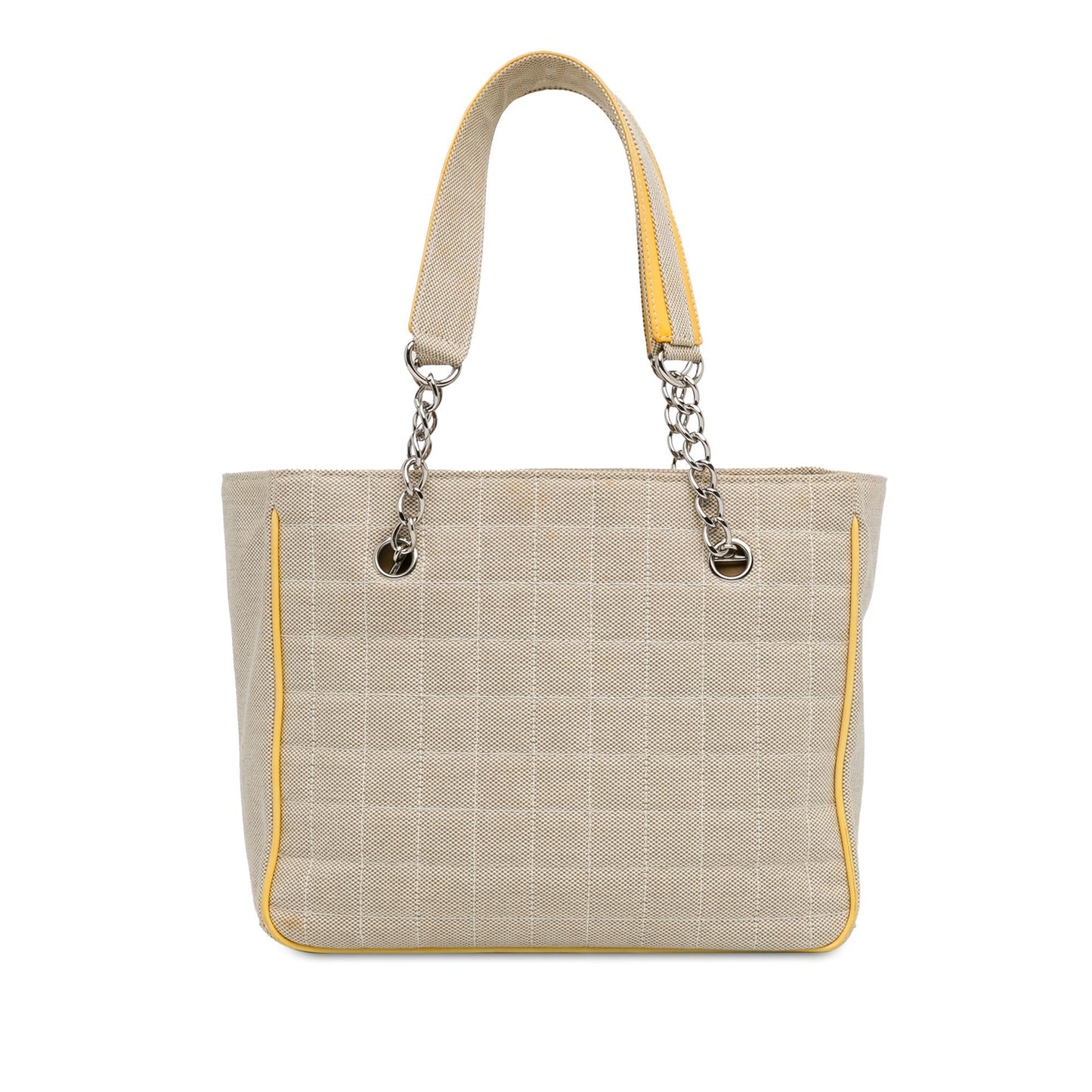 Chanel Choco Bar CC Camellia No. 5 Canvas Tote Bag