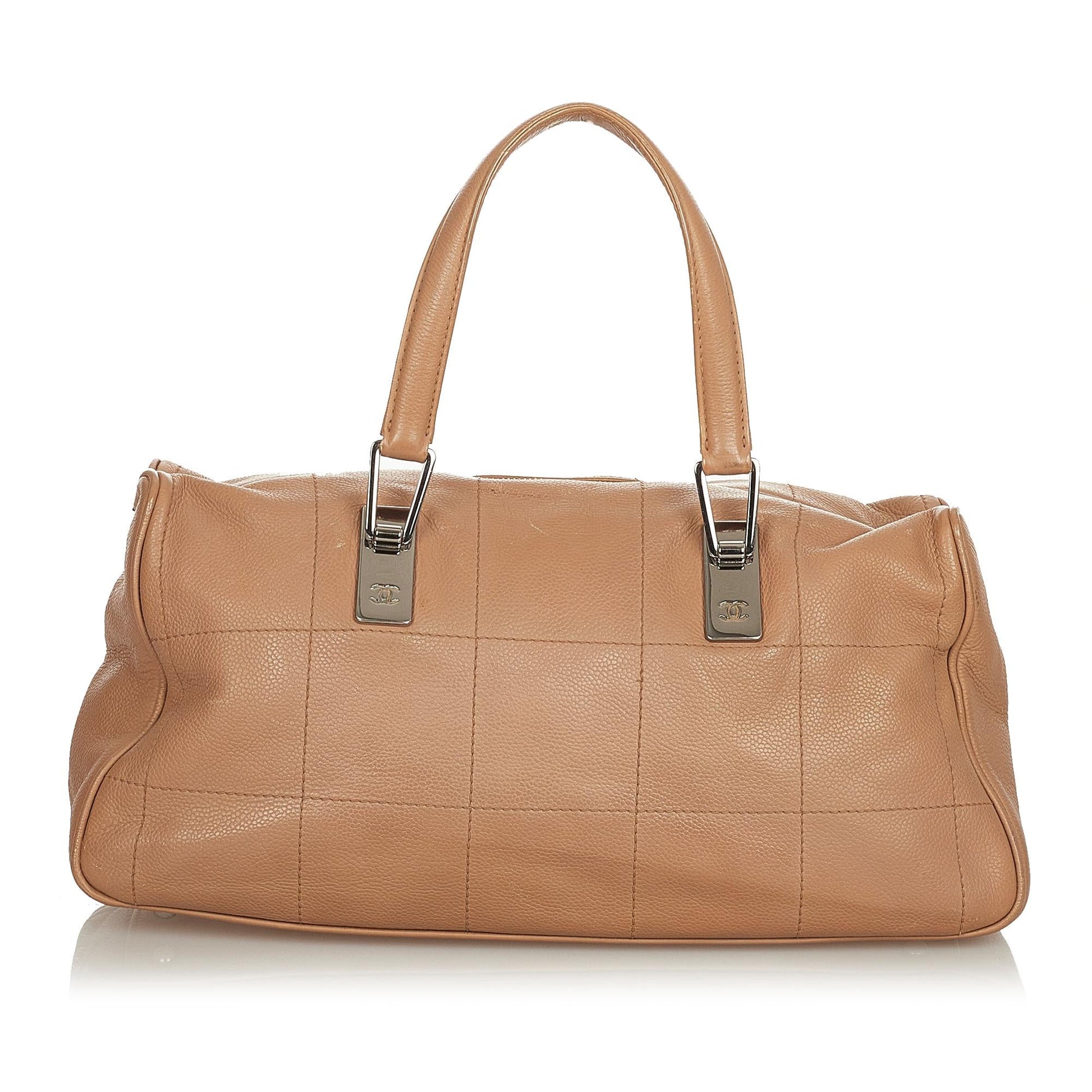 Chanel Choco Bar Caviar SHG Leather Handbag 3