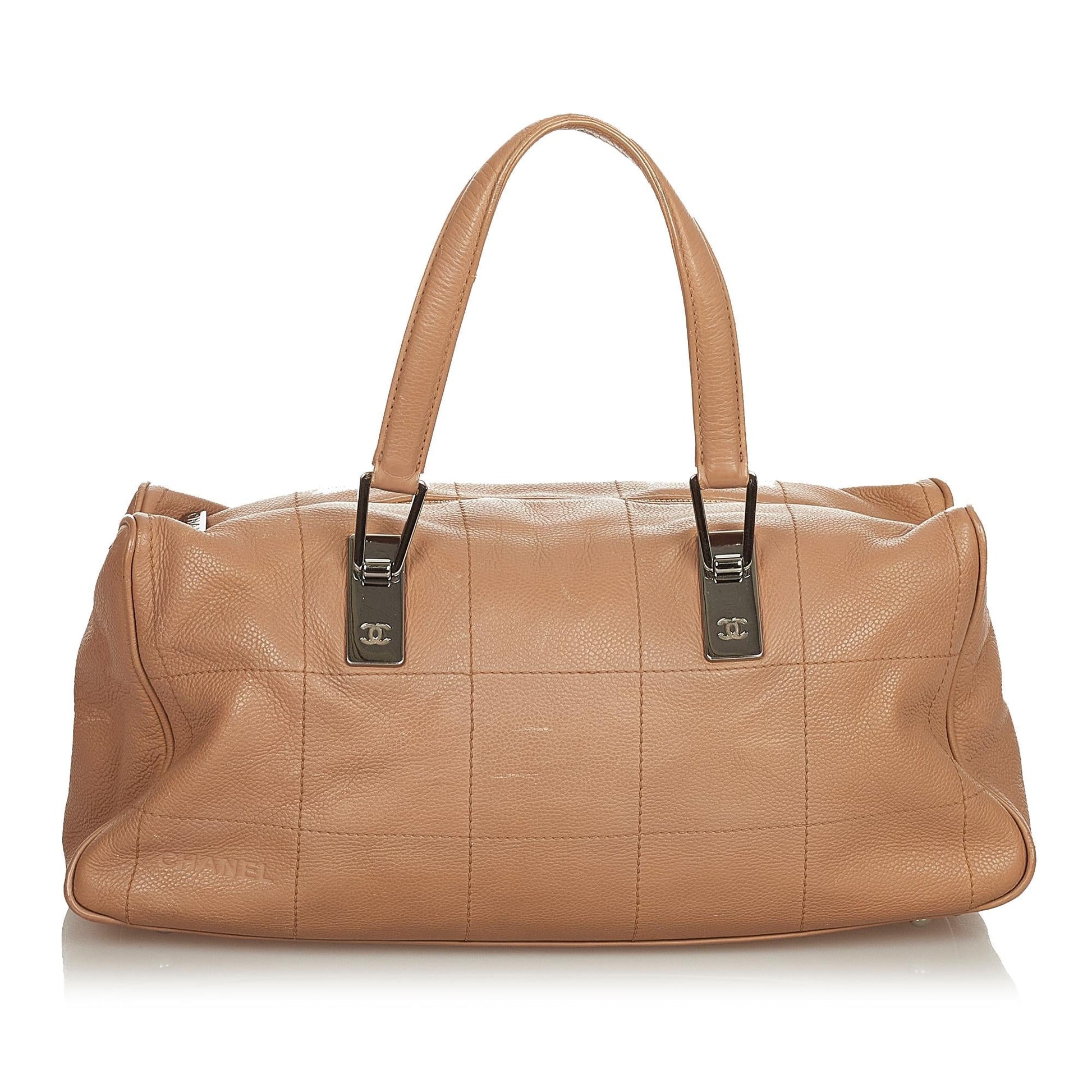 Chanel Choco Bar Caviar SHG Leather Handbag 3
