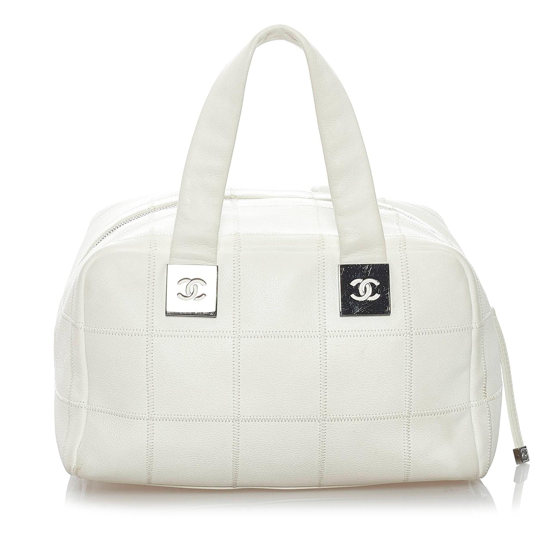 Chanel Choco Bar Caviar SHG Leather Handbag