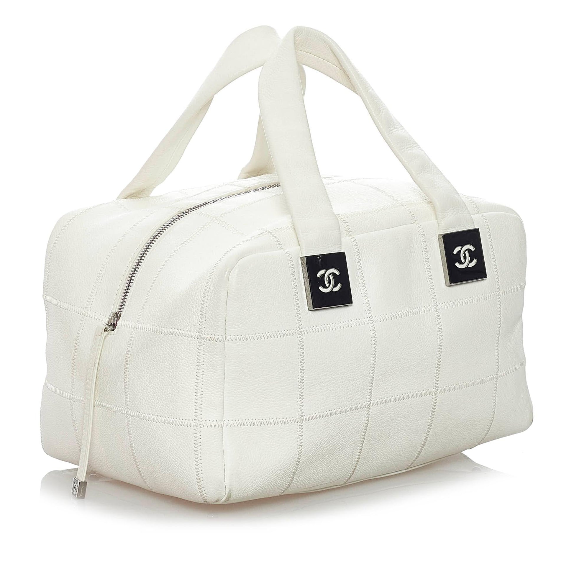 Chanel Choco Bar Caviar SHG Leather Handbag