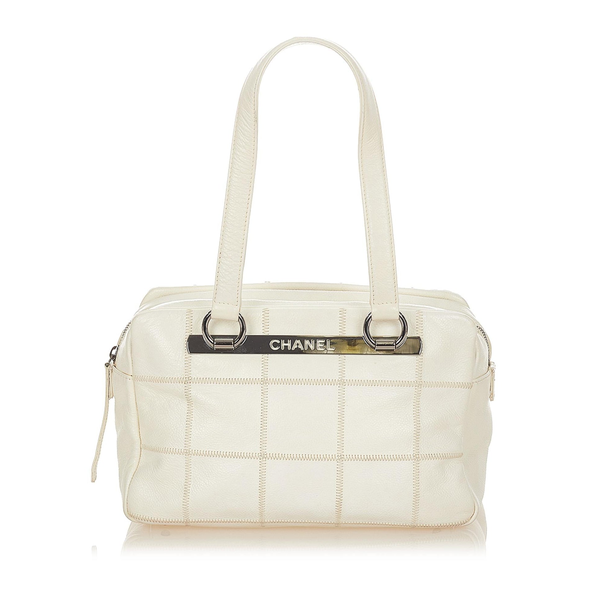 Chanel Choco Bar Caviar SHG Leather Shoulder Bag 3