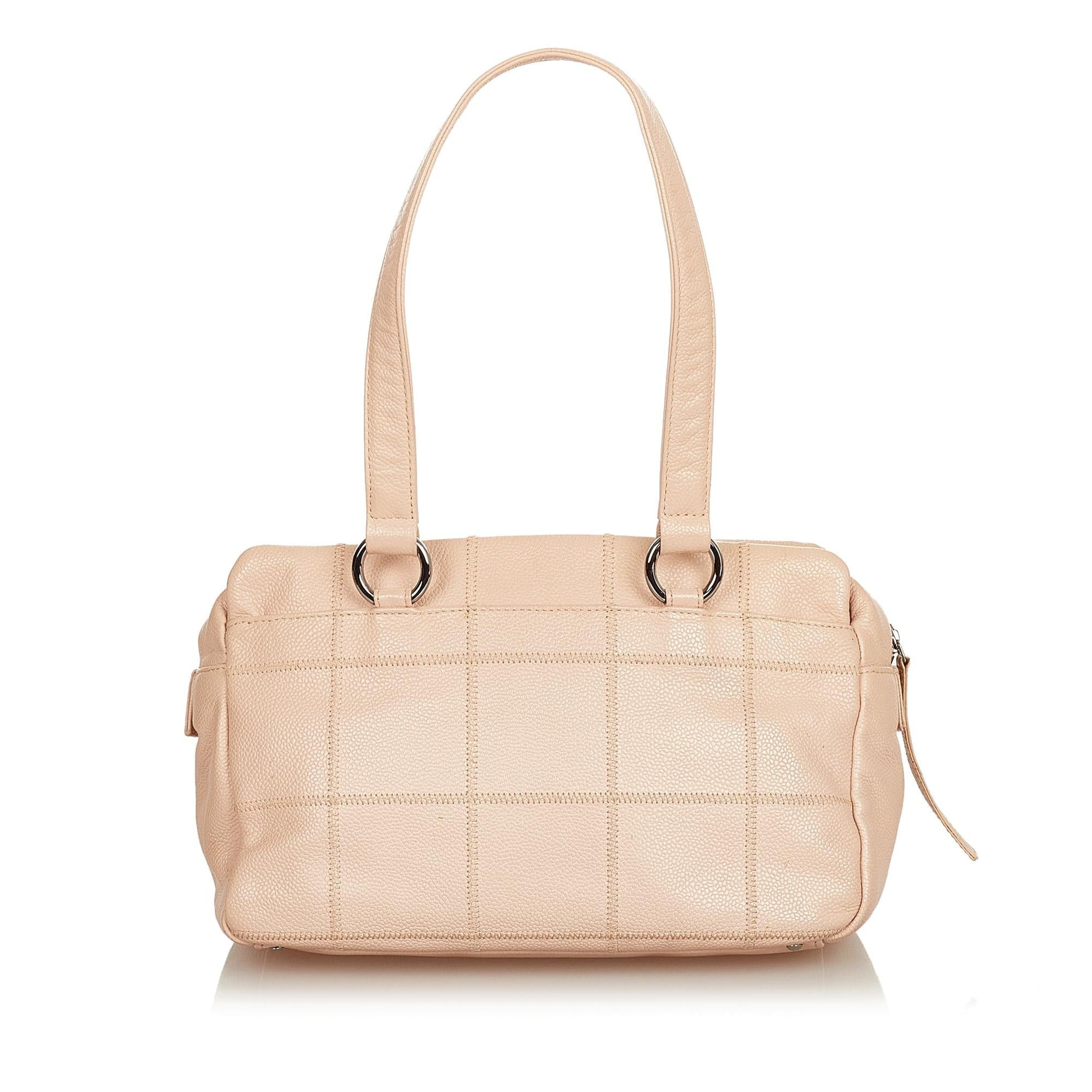 Chanel Choco Bar Caviar SHG Leather Shoulder Bag 4