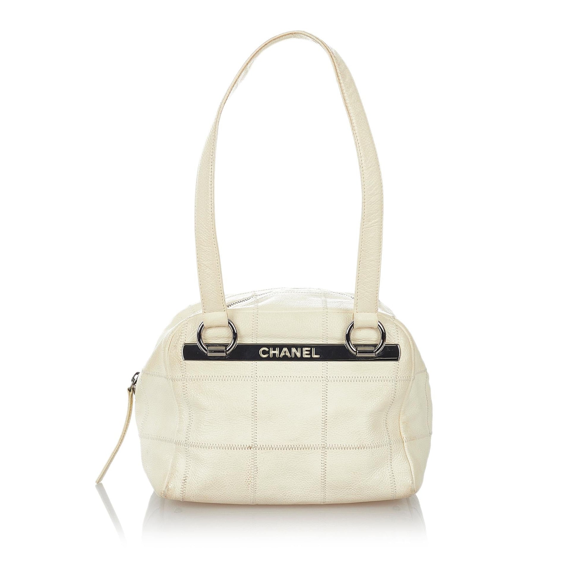 Chanel Choco Bar Caviar SHG Leather Shoulder Bag