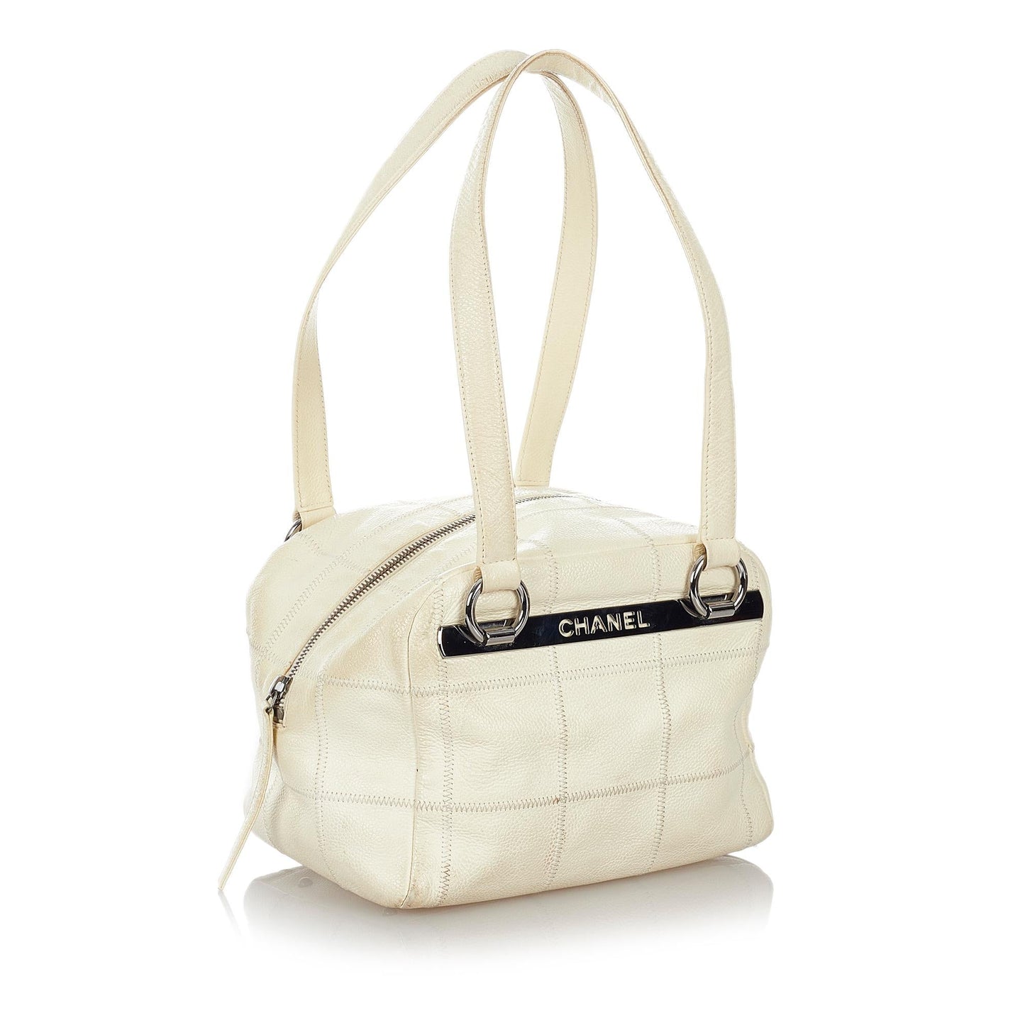 Chanel Choco Bar Caviar SHG Leather Shoulder Bag