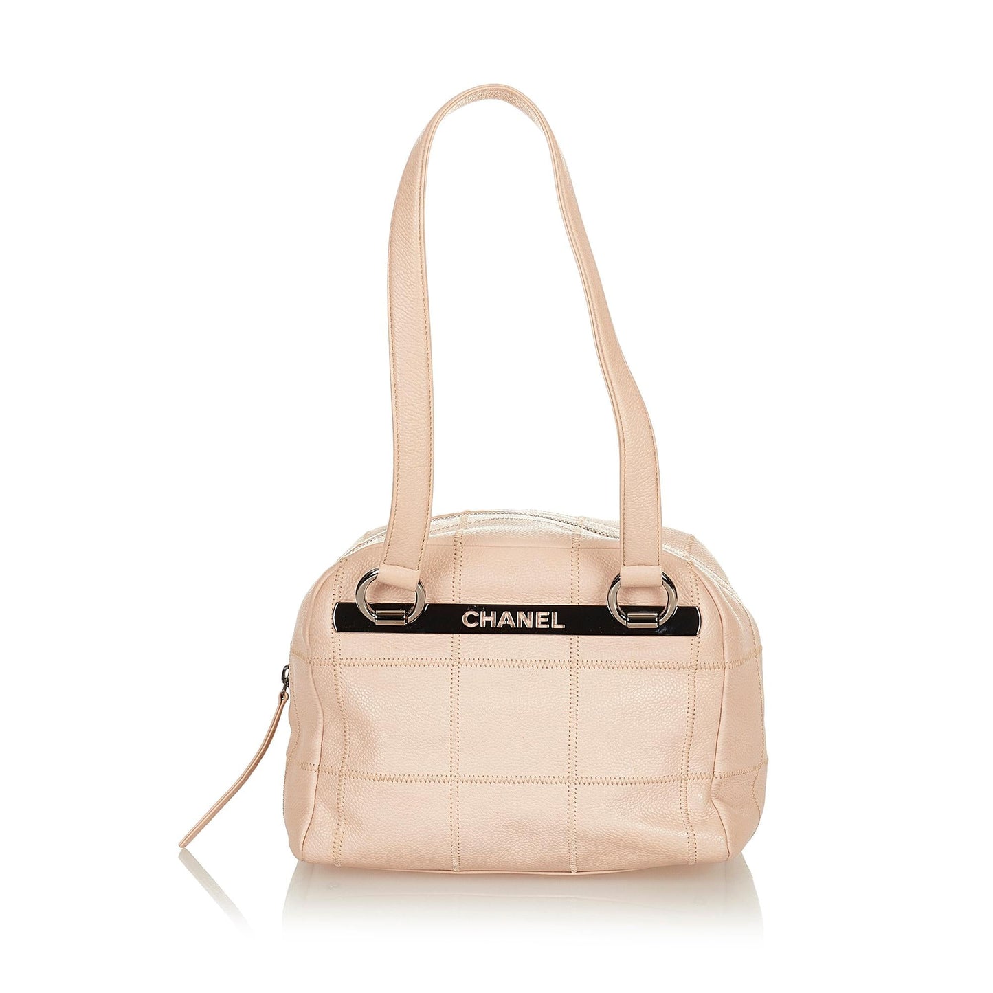 Chanel Choco Bar Caviar SHG Leather Shoulder Bag 5