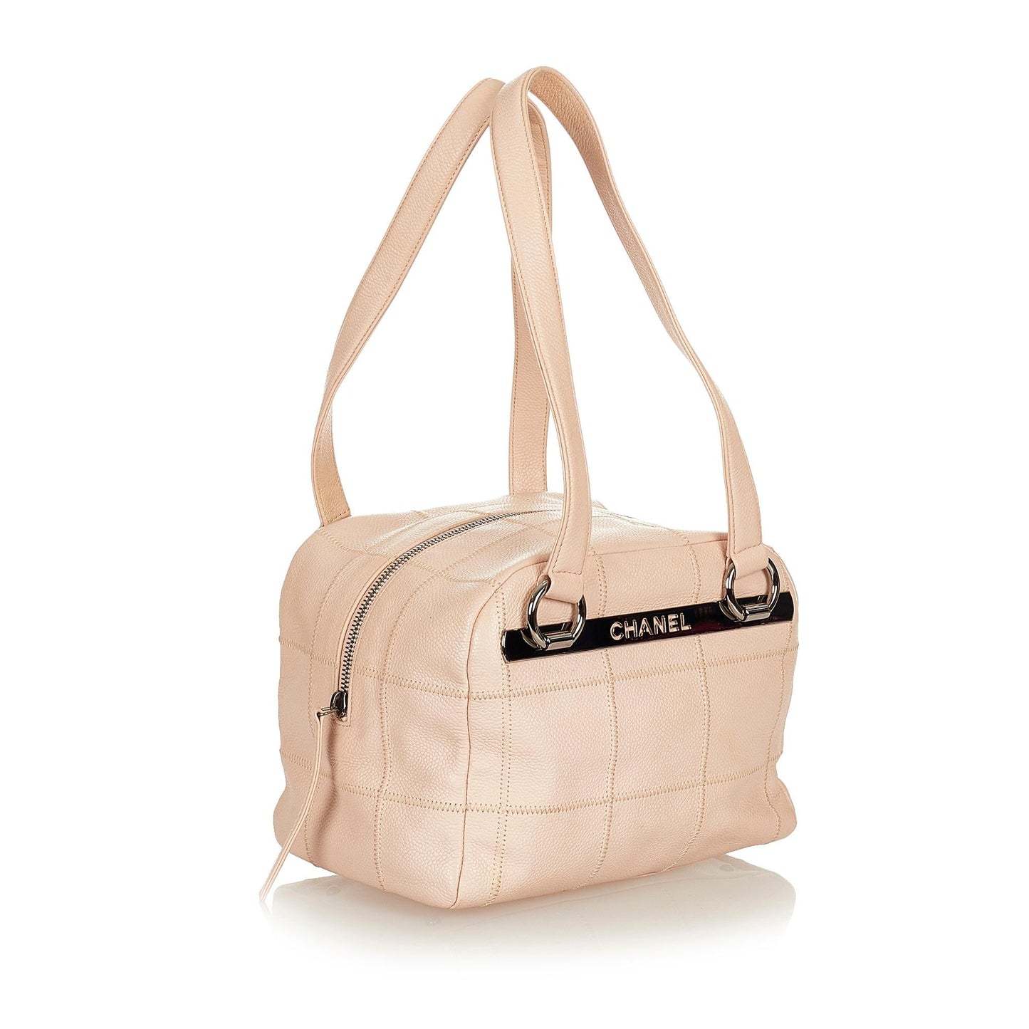Chanel Choco Bar Caviar SHG Leather Shoulder Bag 5