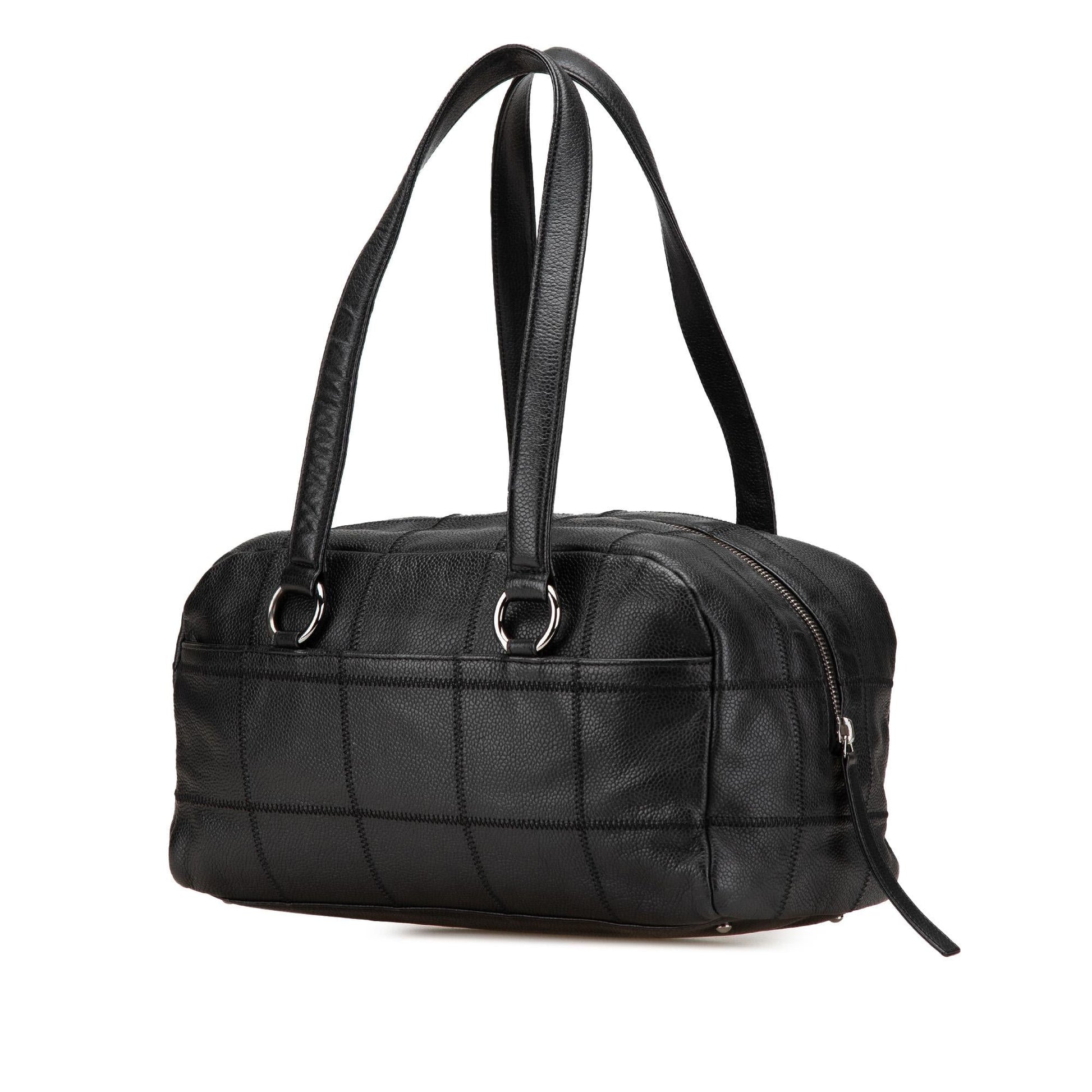 Chanel Choco Bar Caviar Shoulder Bag Bag 1