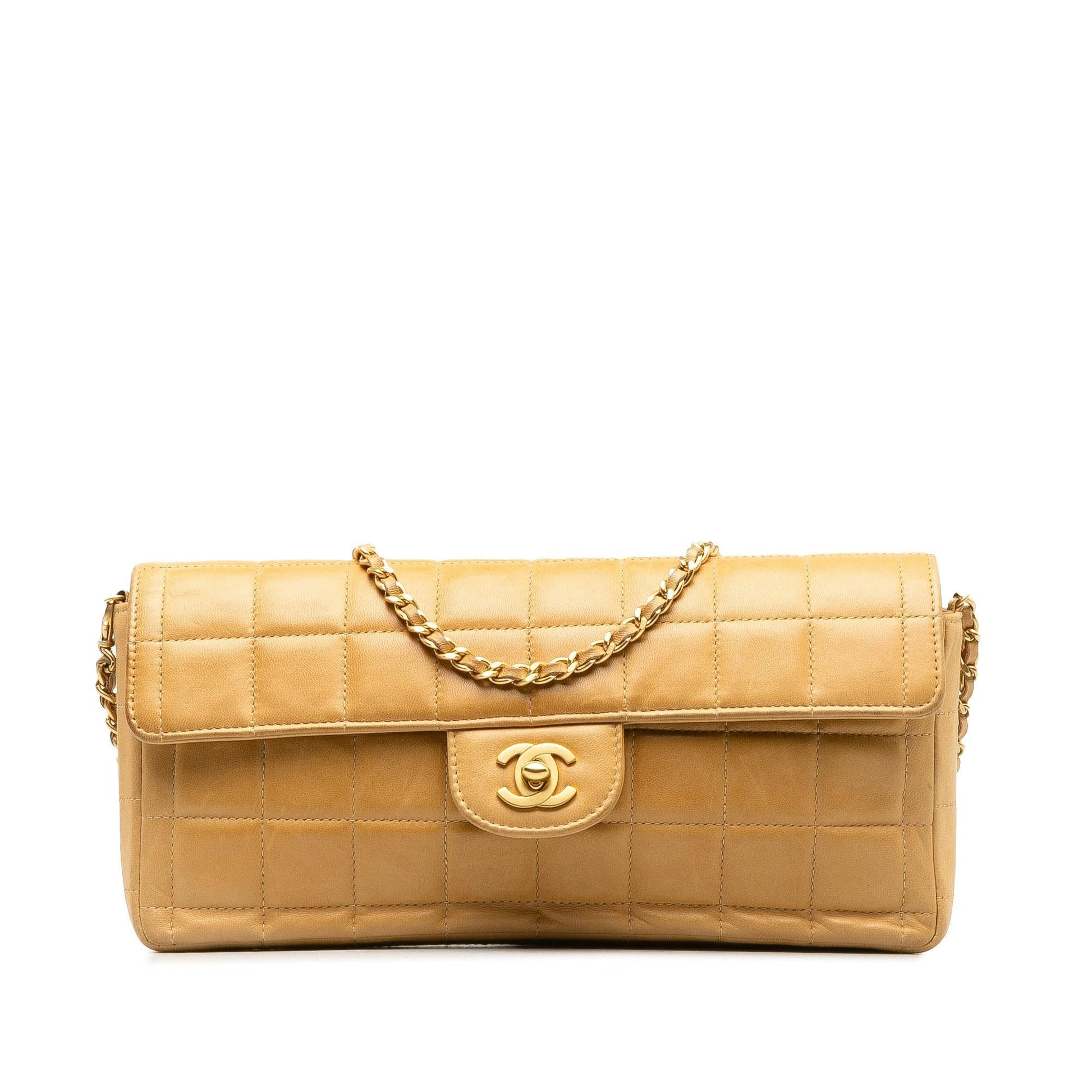 Chanel Choco Bar East West Flap SHG-iTo7QZ Shoulder Bag