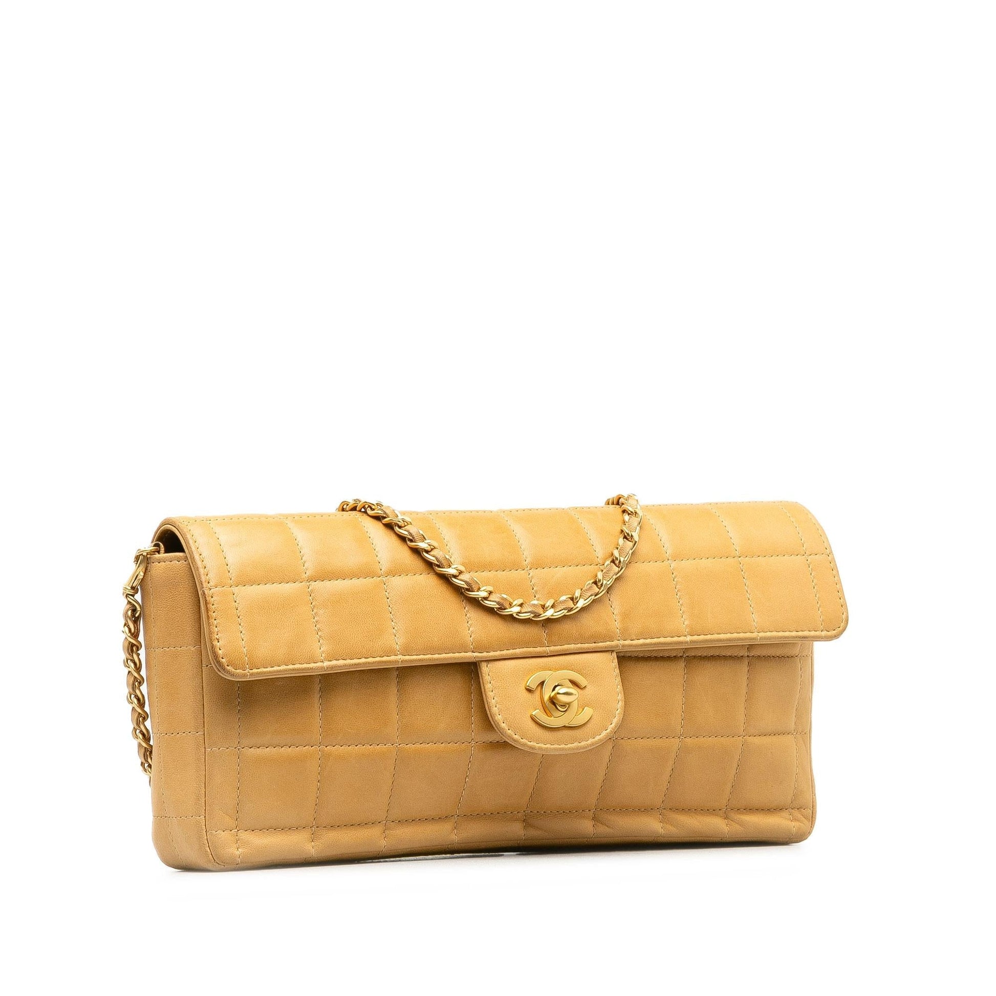 Chanel Choco Bar East West Flap SHG-iTo7QZ Shoulder Bag