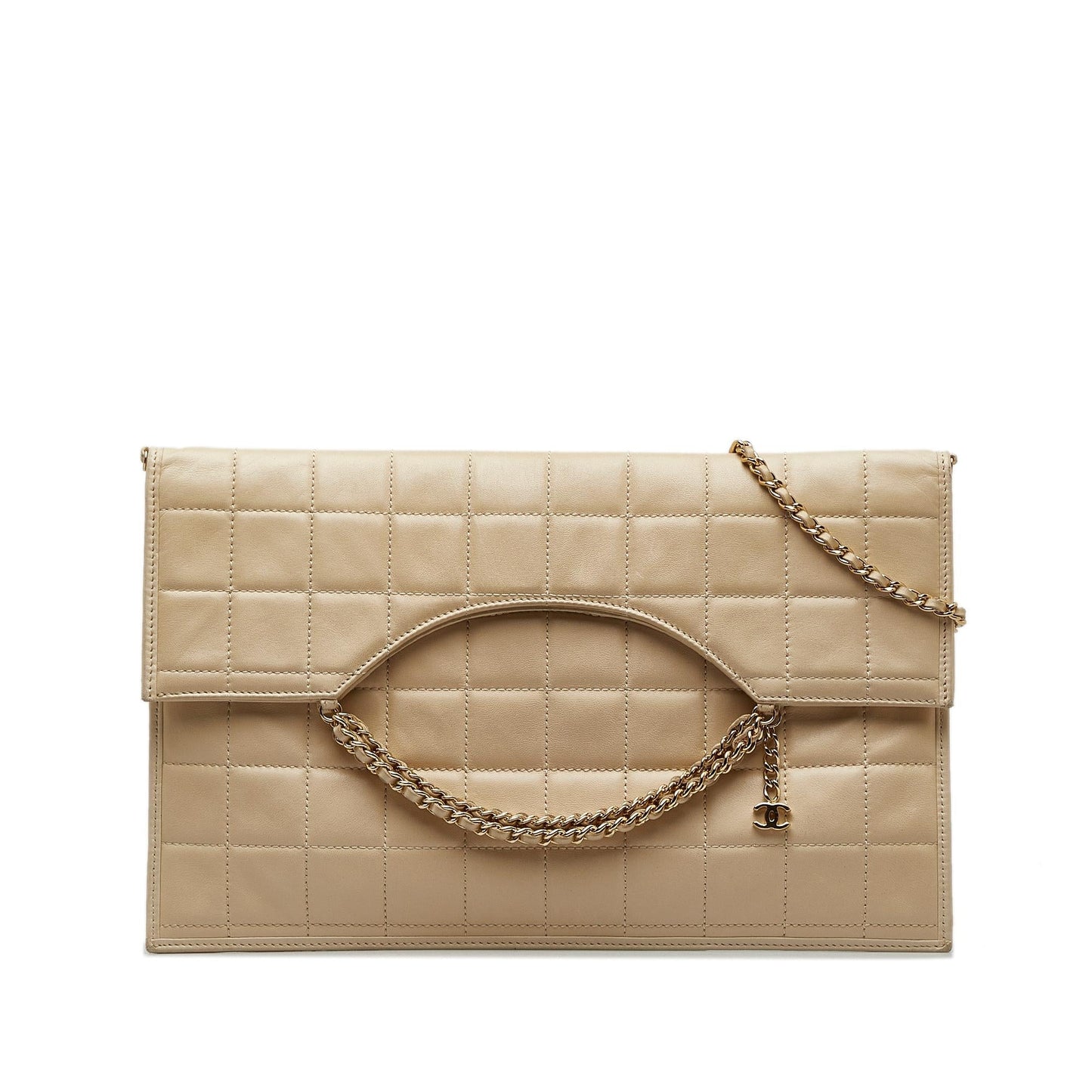 Chanel Choco Bar Fold-Over Satchel SHG-7erKF6 Satchel Bag