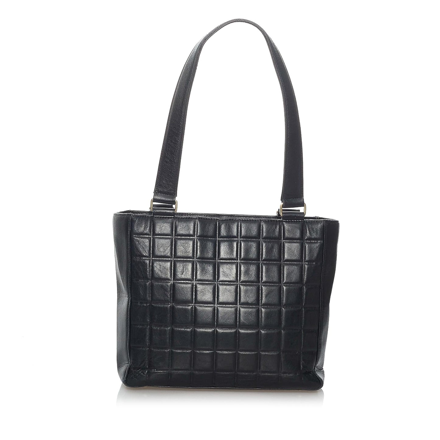 Chanel Choco Bar Lambskin SHG Leather Shoulder Bag