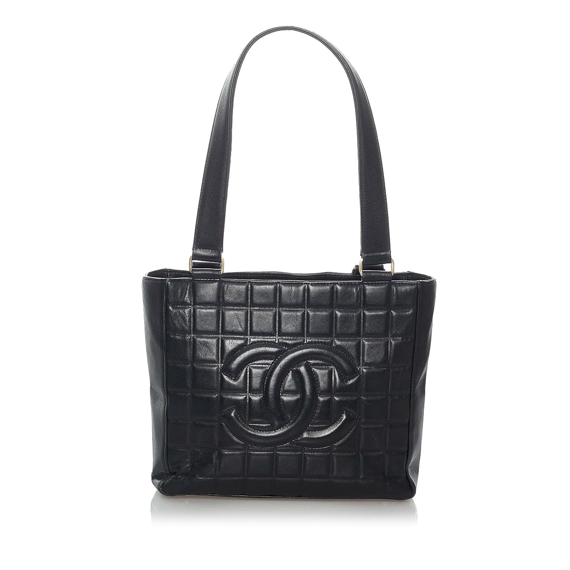 Chanel Choco Bar Lambskin SHG Leather Shoulder Bag
