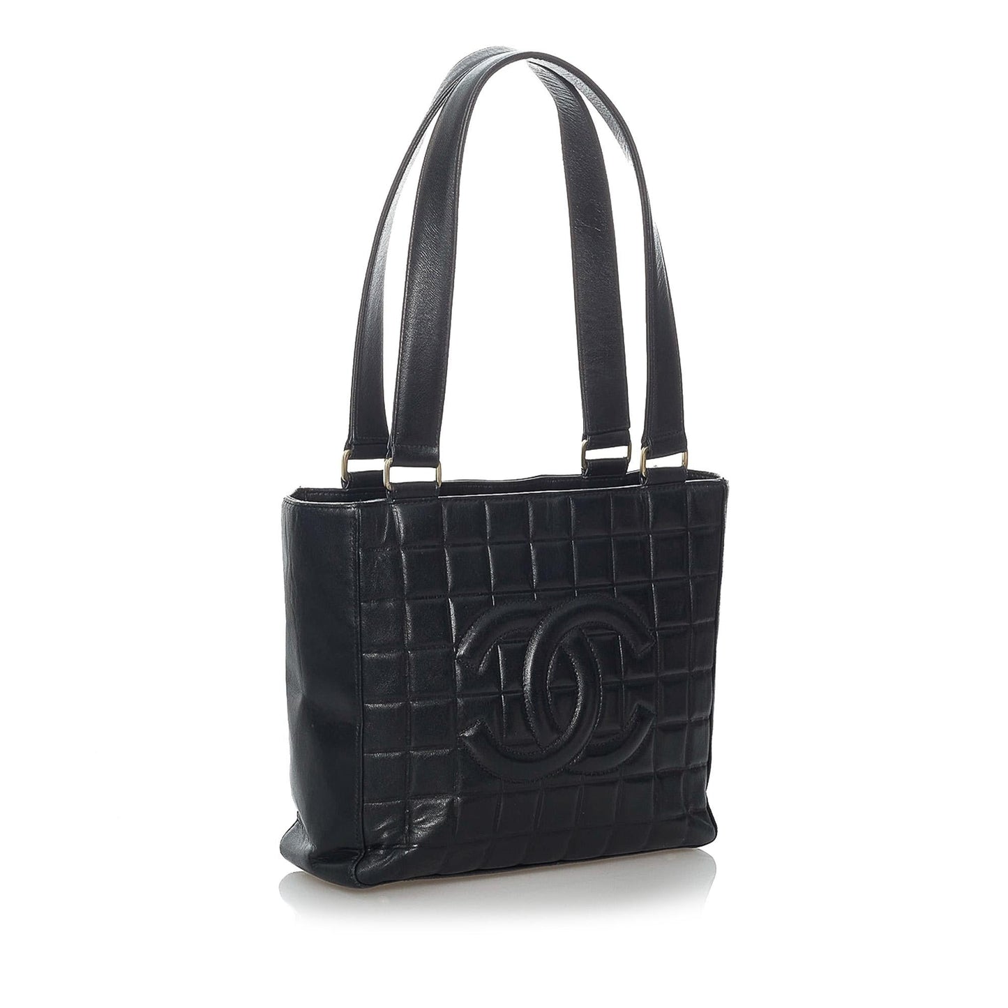 Chanel Choco Bar Lambskin SHG Leather Shoulder Bag