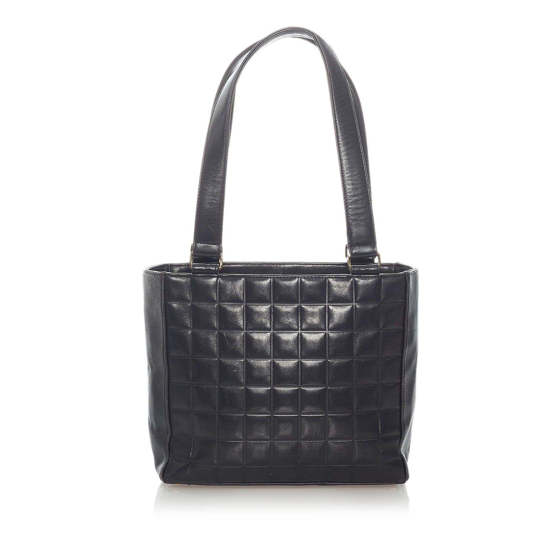 Chanel Choco Bar Lambskin SHG Leather Shoulder Bag Bag Shg