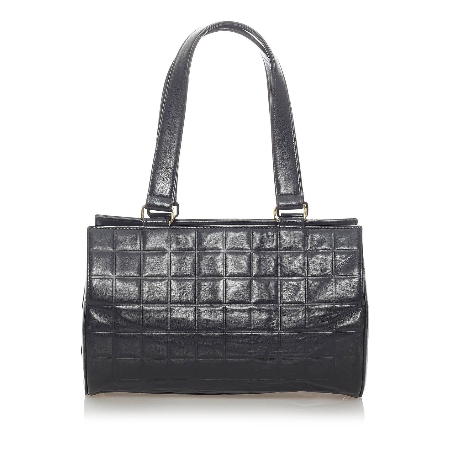 Chanel Choco Bar Lambskin SHG Leather Shoulder Bag 3