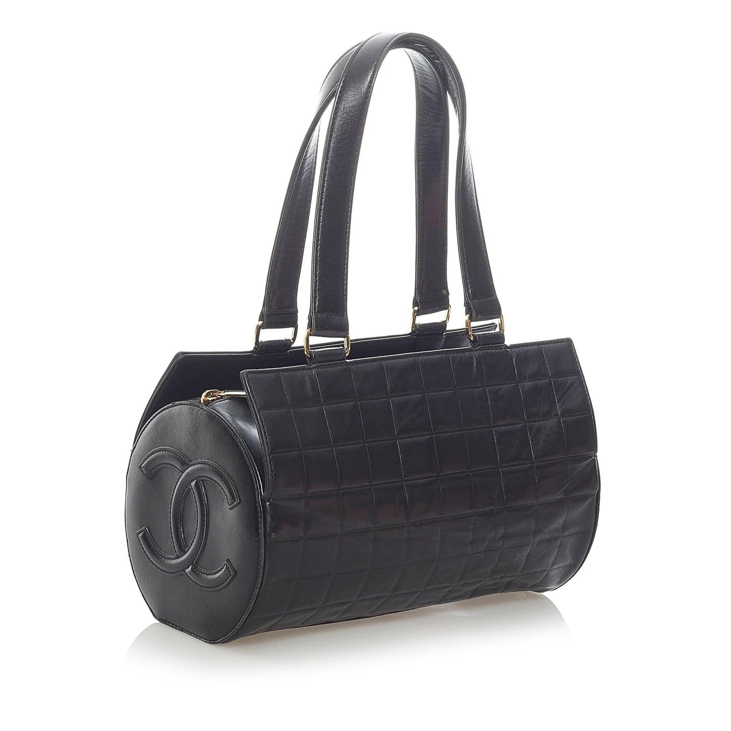 Chanel Choco Bar Lambskin SHG Leather Shoulder Bag 3