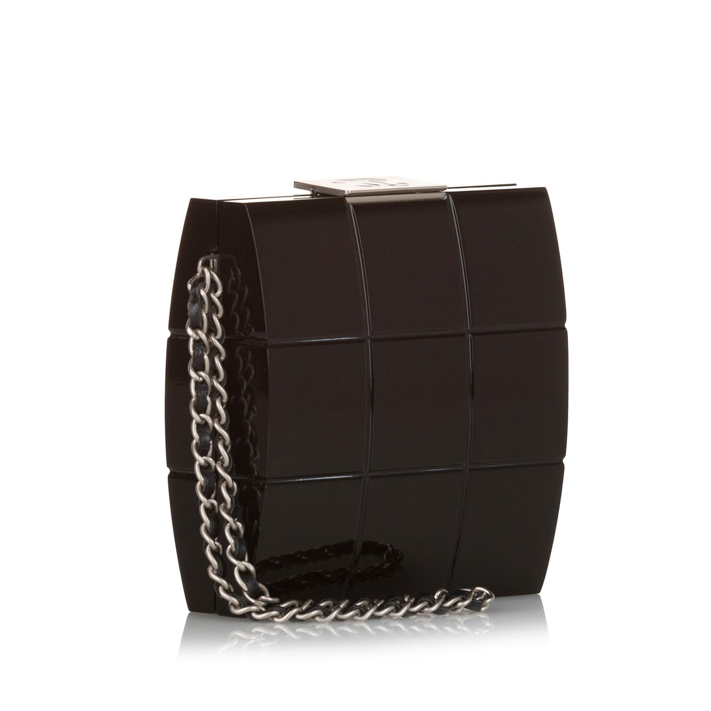 Chanel Choco Bar Lucite Perspex Clutch Bag Clutch 1