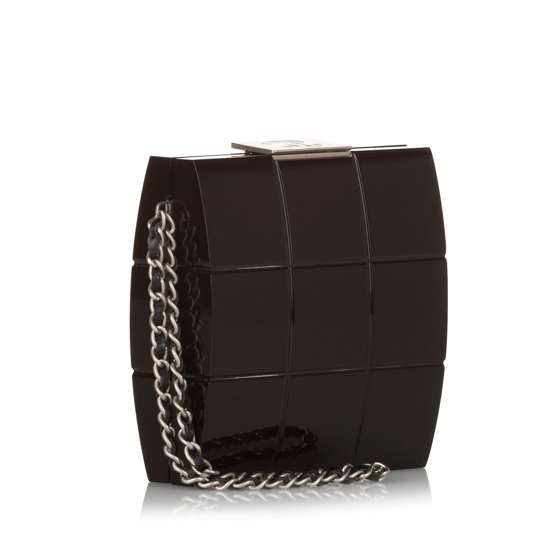 Chanel Choco Bar Lucite Perspex Clutch Bag Clutch 1