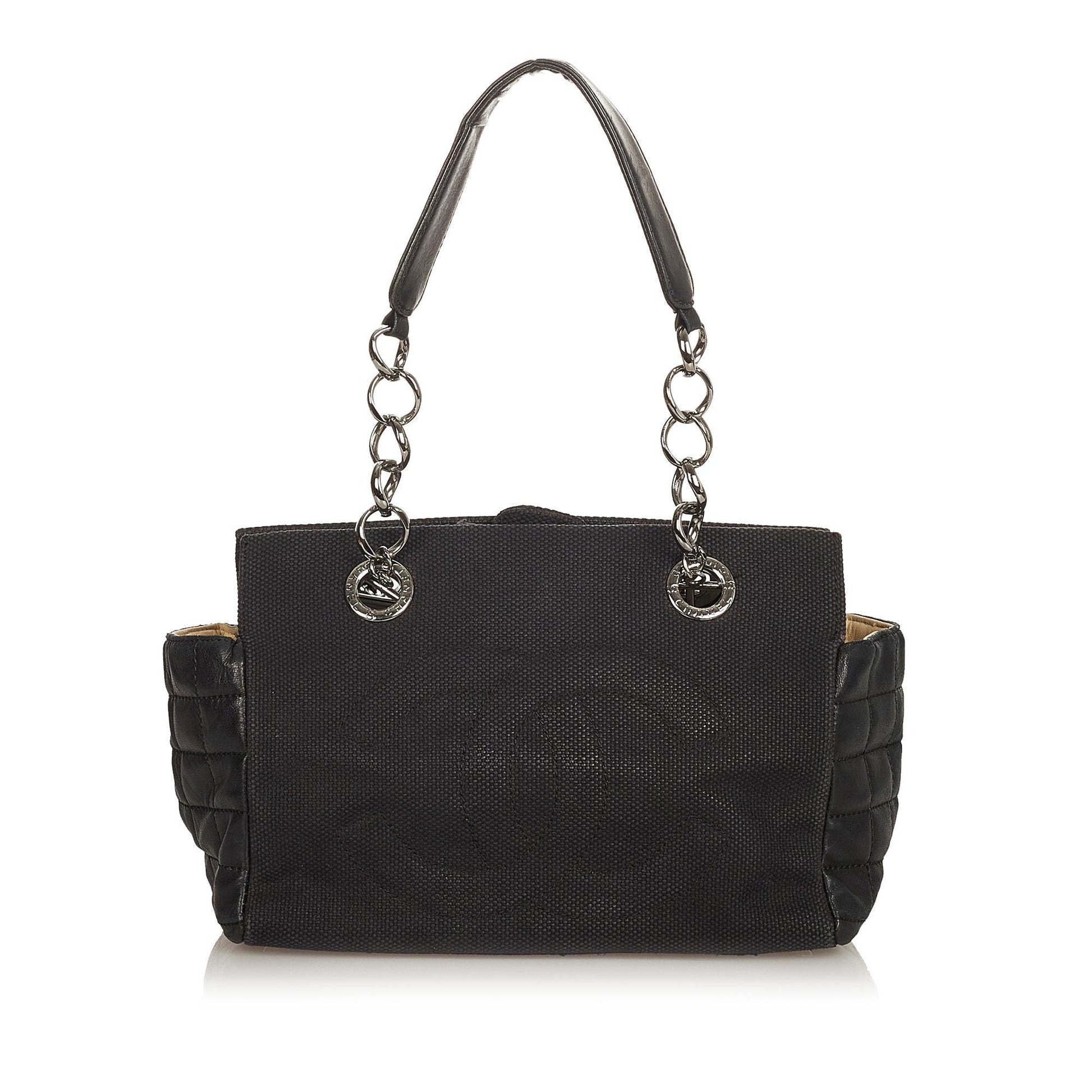 Chanel Choco Bar Mesh SHG Handbag