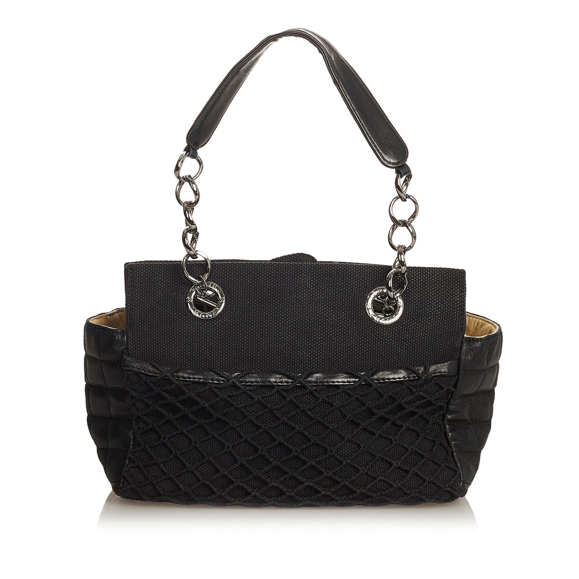 Chanel Choco Bar Mesh SHG Handbag