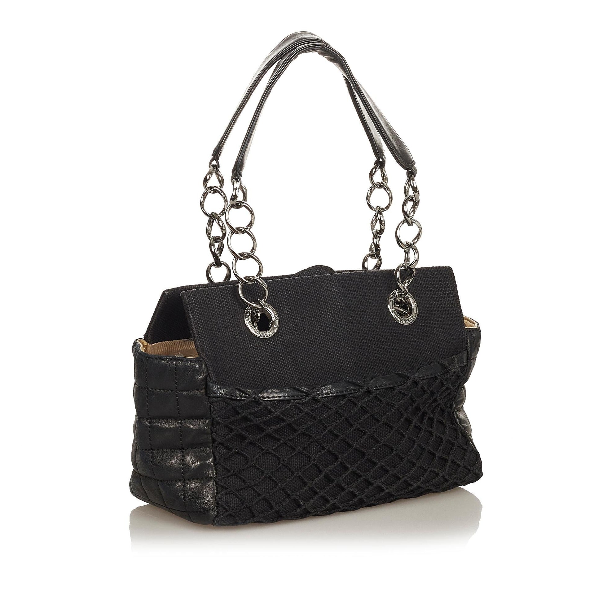 Chanel Choco Bar Mesh SHG Handbag