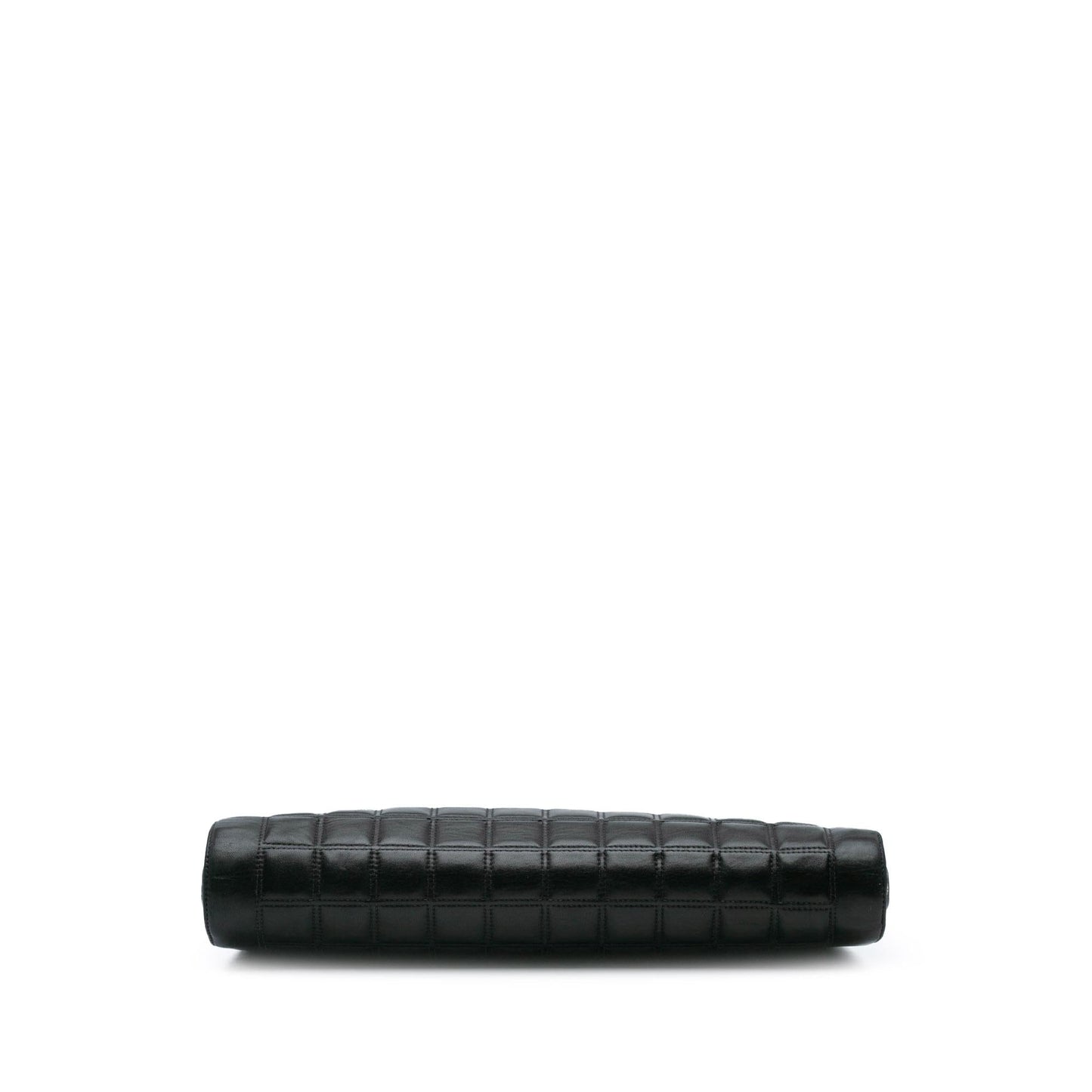 Chanel Chocolate Bar Lambskin Frame Clutch Bag