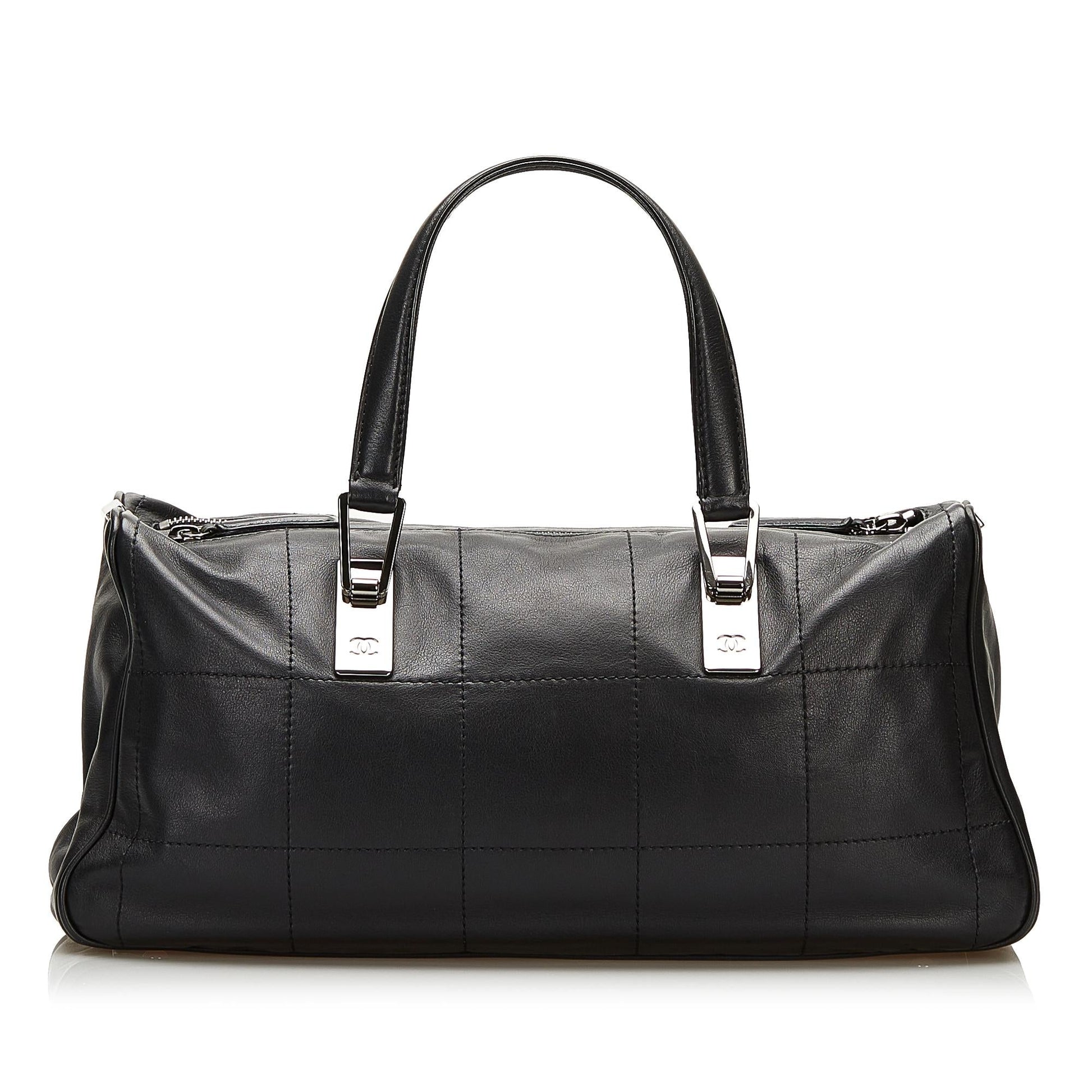 Chanel Chocolate Bar SHG Leather Handbag