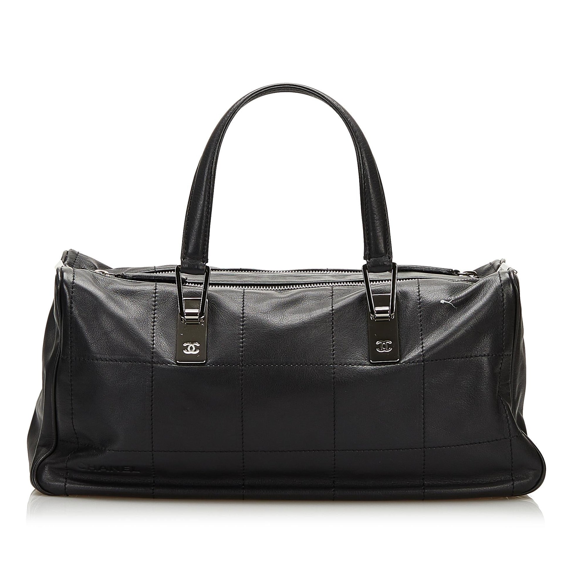 Chanel Chocolate Bar SHG Leather Handbag