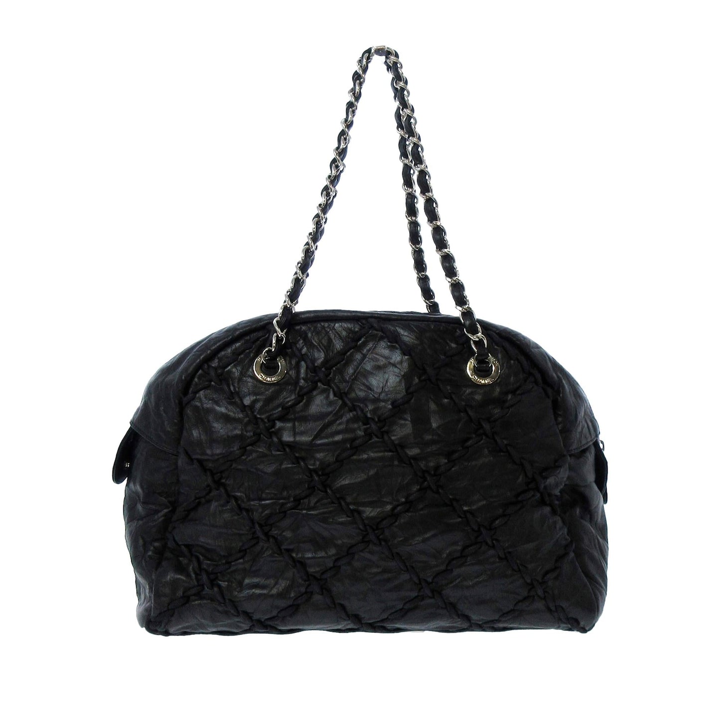 Chanel Classic Bubble Lambskin SHG Leather Shoulder Bag
